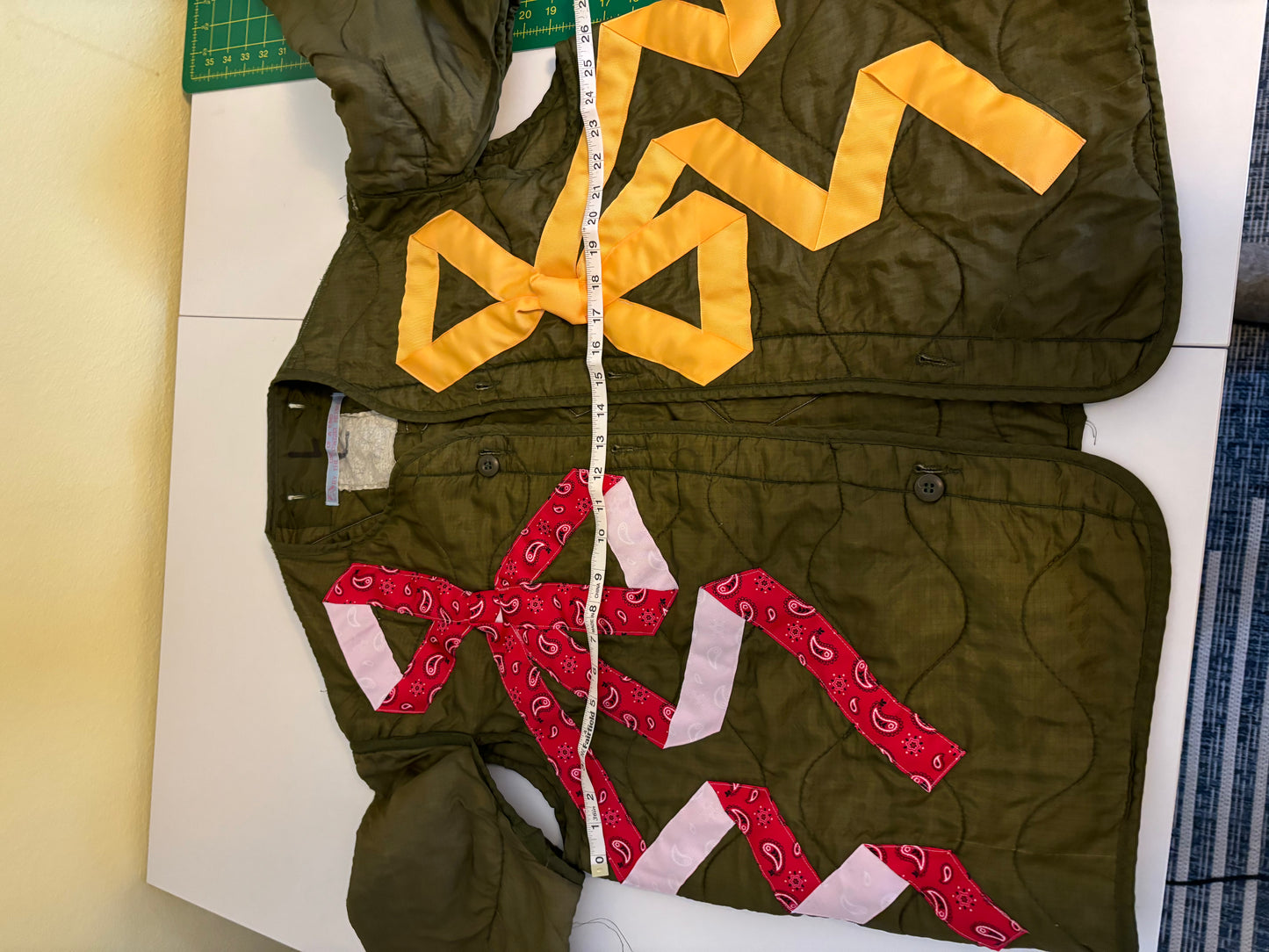 Gold Bandana w/ Pockets