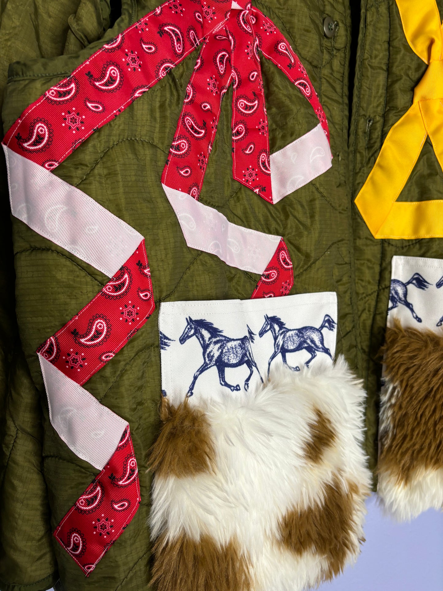 Gold Bandana w/ Pockets