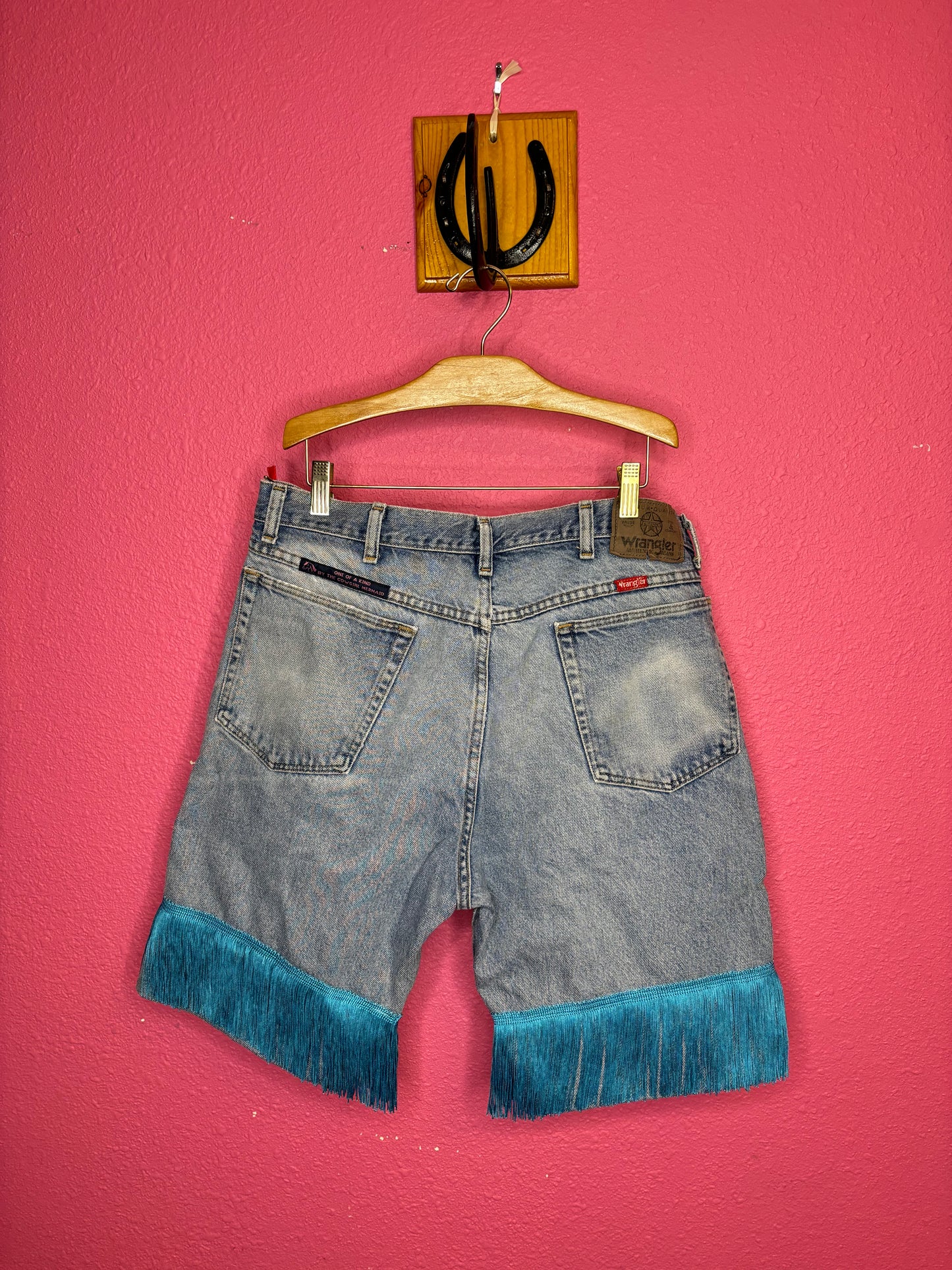 Light Wash Turq Fringe