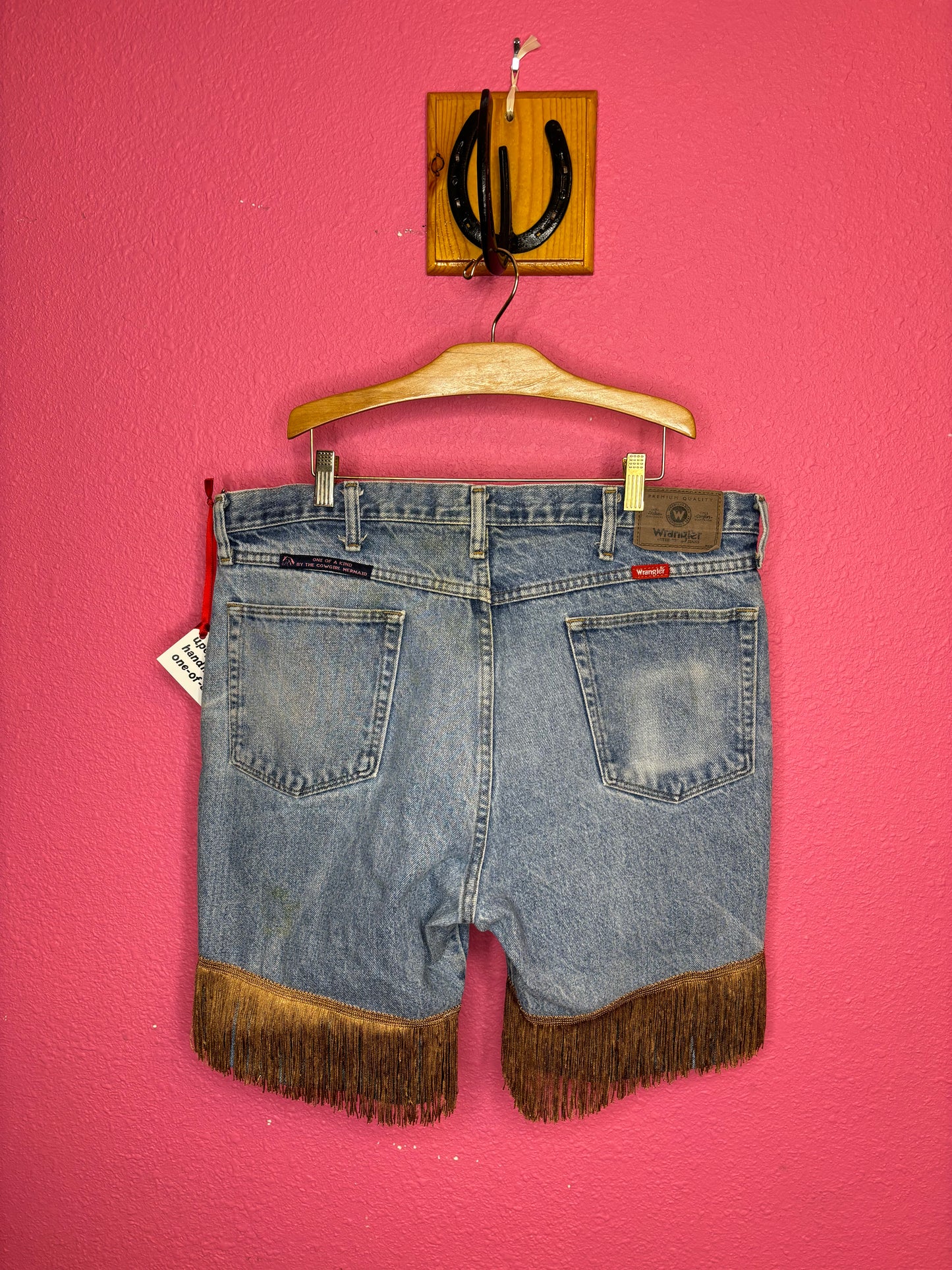 Light Wash Saddle Fringe