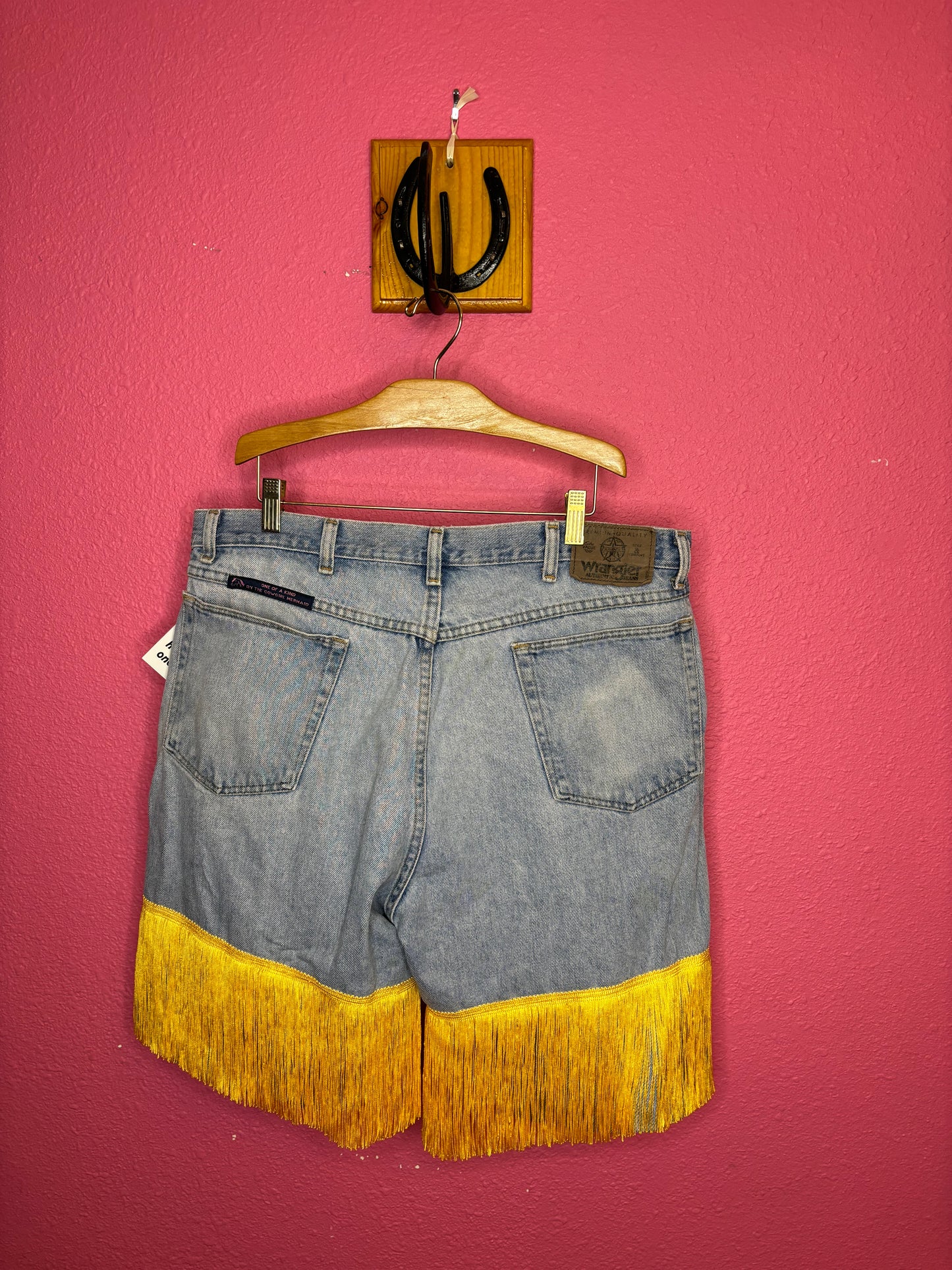 Light Wash Yellow Fringe