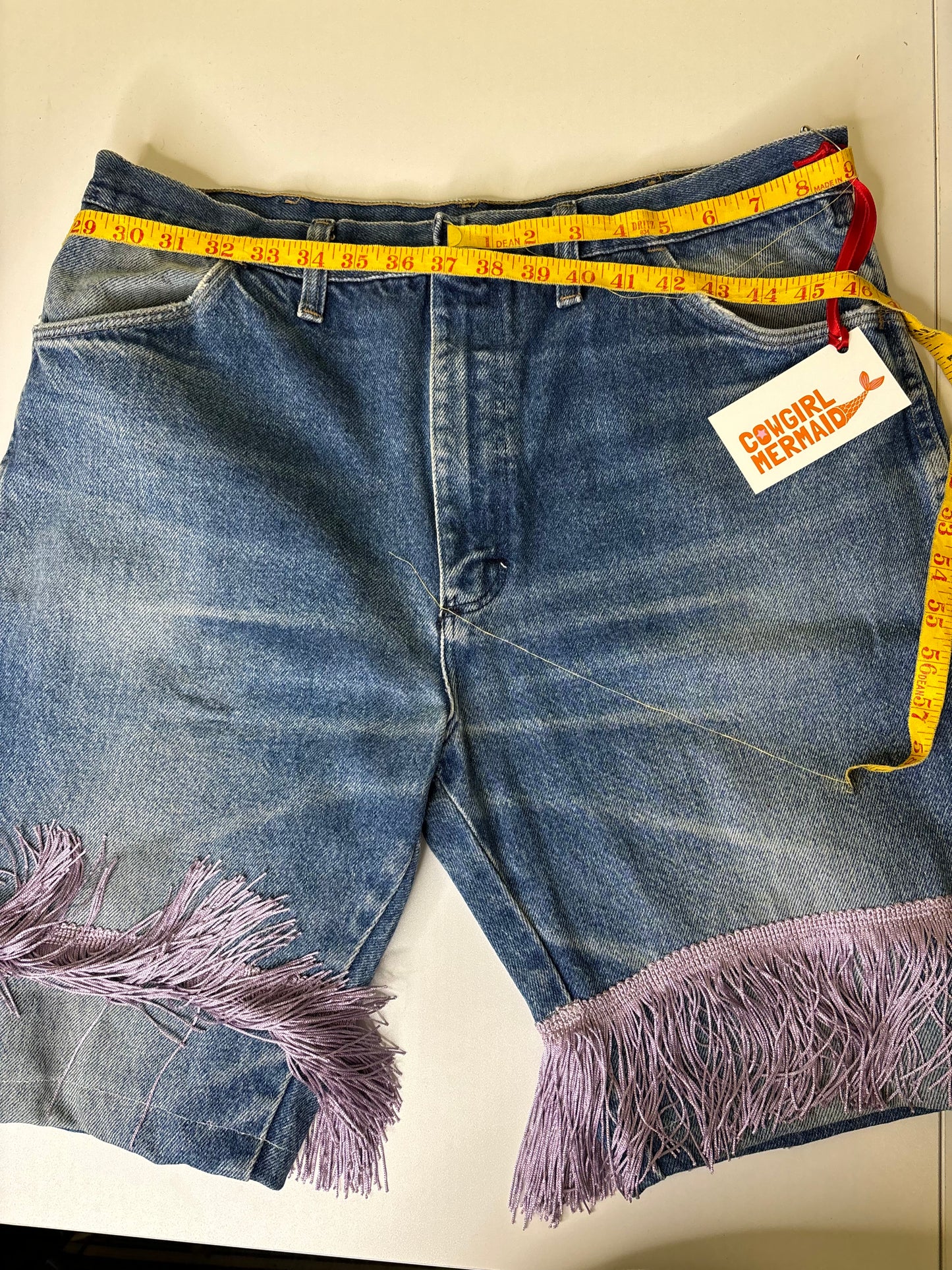Mid Wash Lavender Fringe