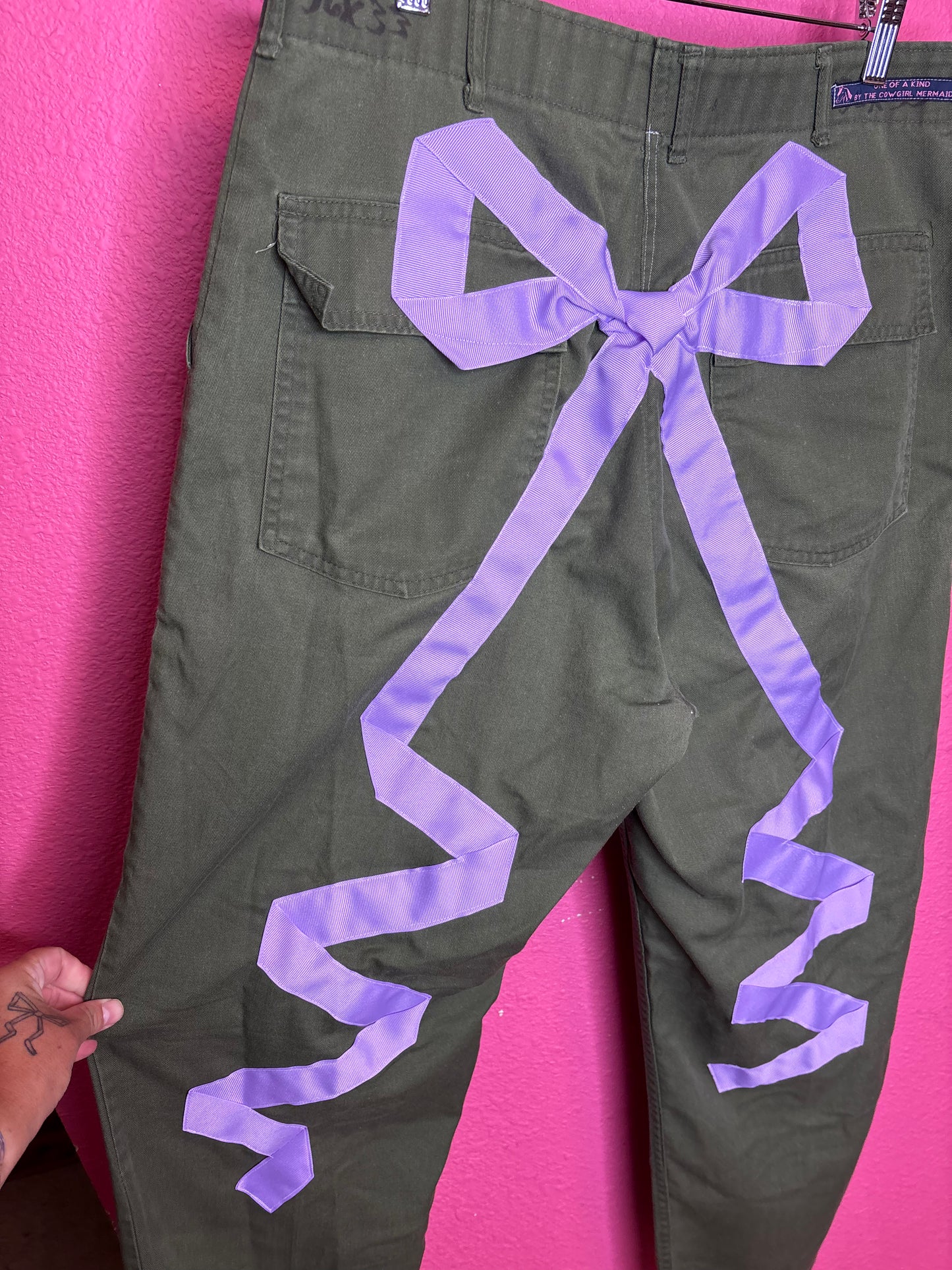 Bow Army Trousers