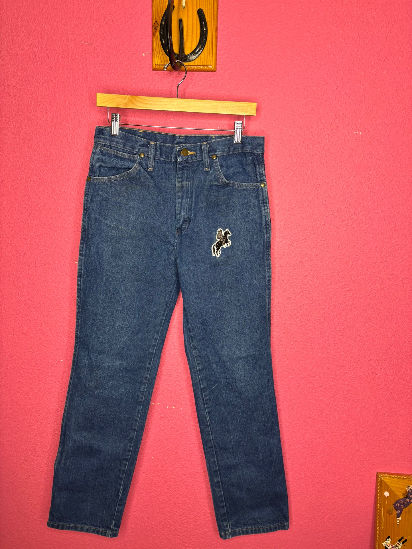 Bow Jeans Hot Pink