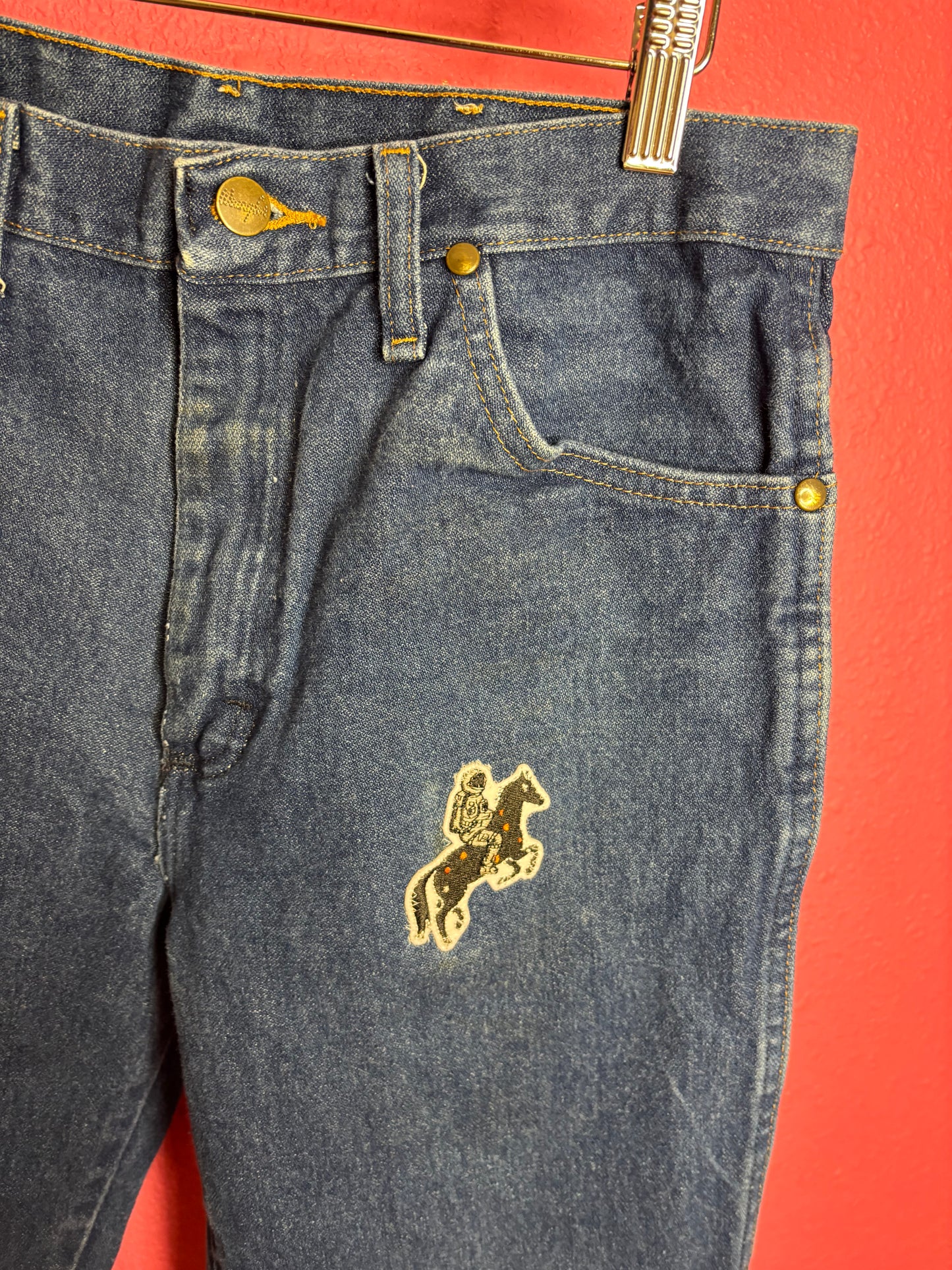 Bow Jeans Hot Pink