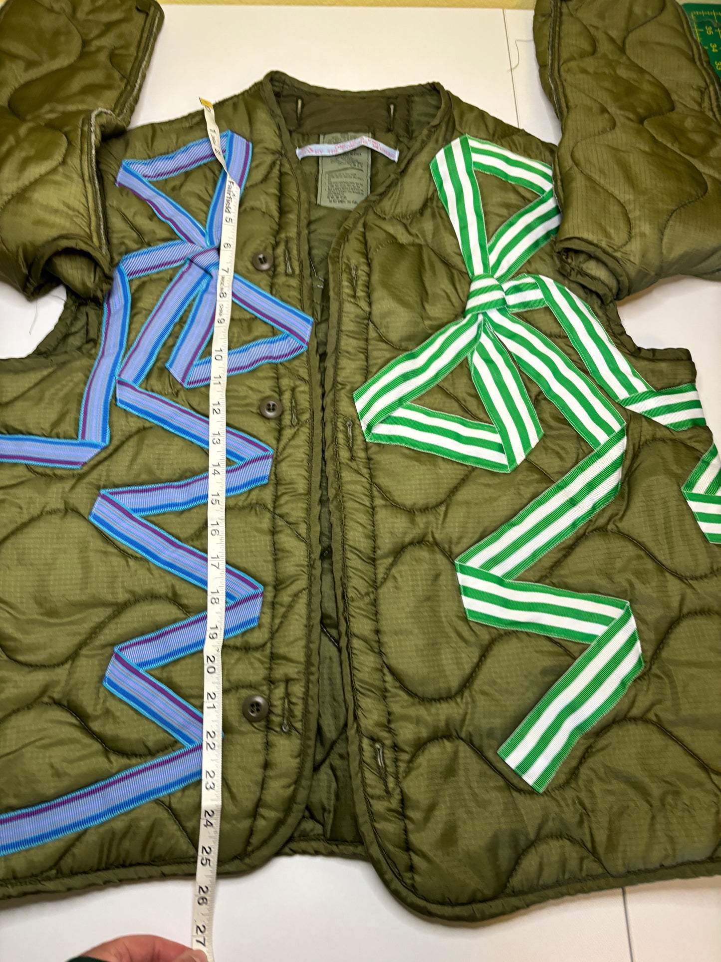 Blues + Green But Stripes