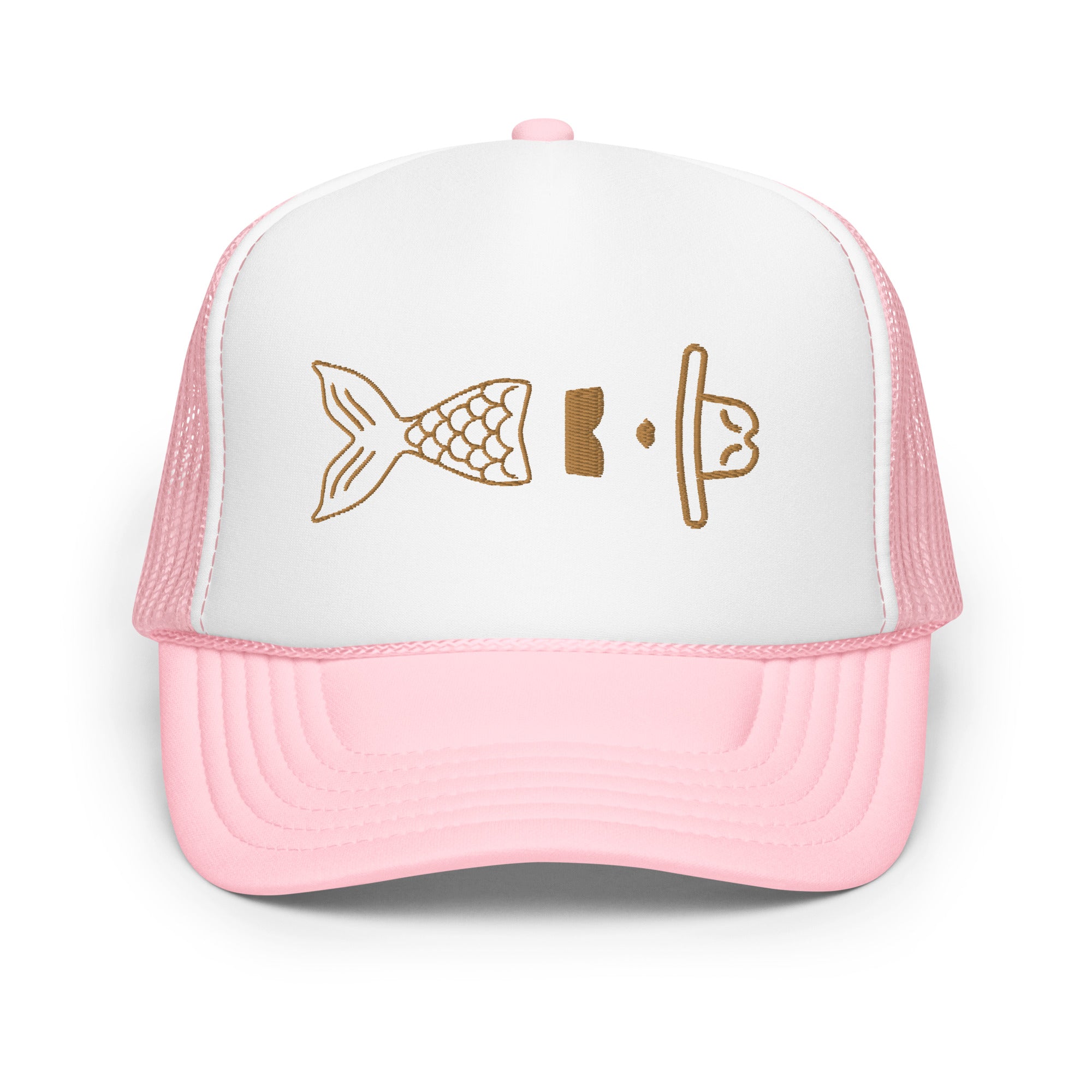 WAWSAM Baby Girls Baseball Cap Toddlers Baseball Hat Baby Girls Snapback Cap Adjustable Trucker Cap For Kids Ages 48 Years Girls Cute Visor Hat With Mermaid