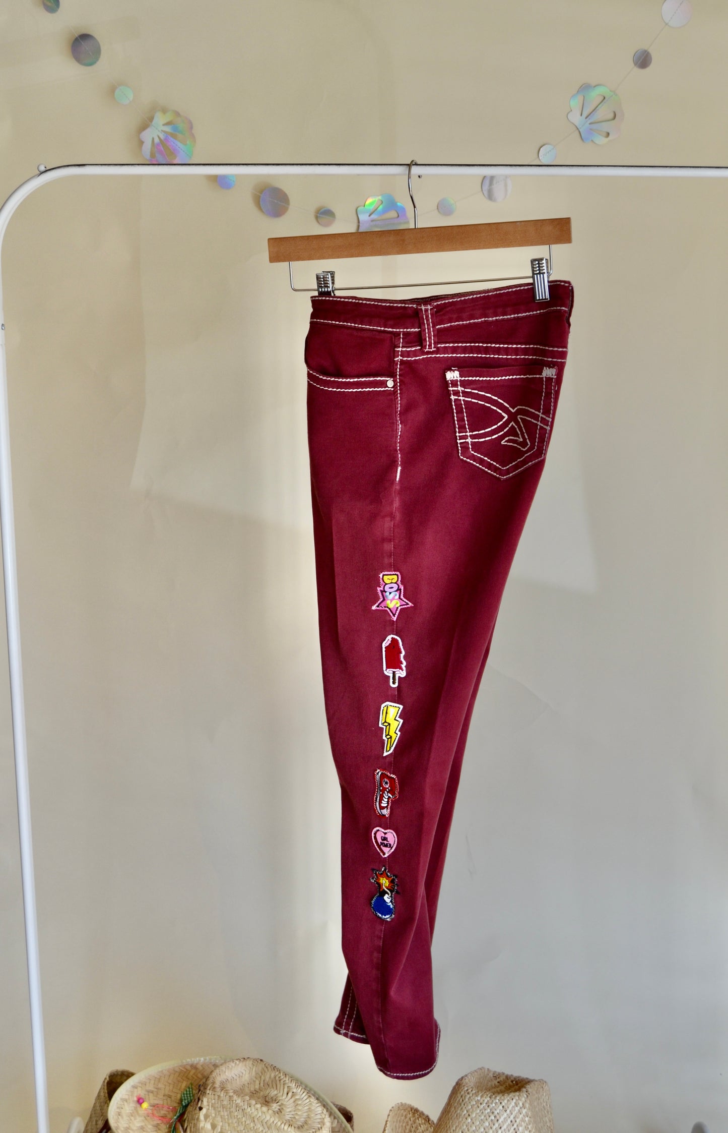 y2k Patched Pants