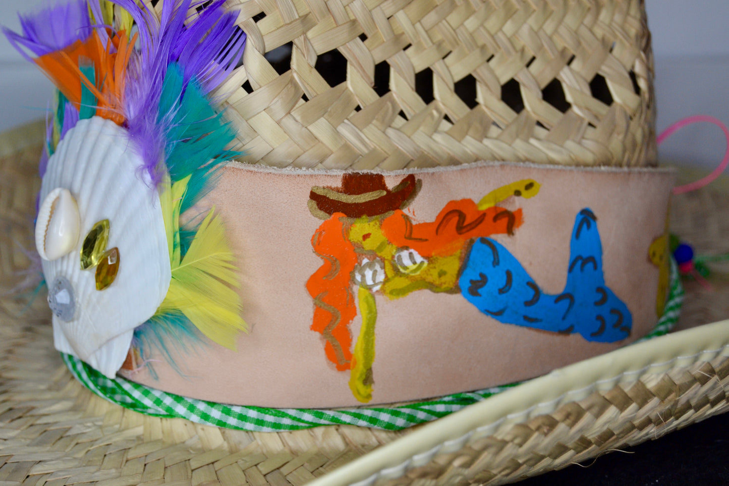 Cowgirl Mermaid Vaca Hat