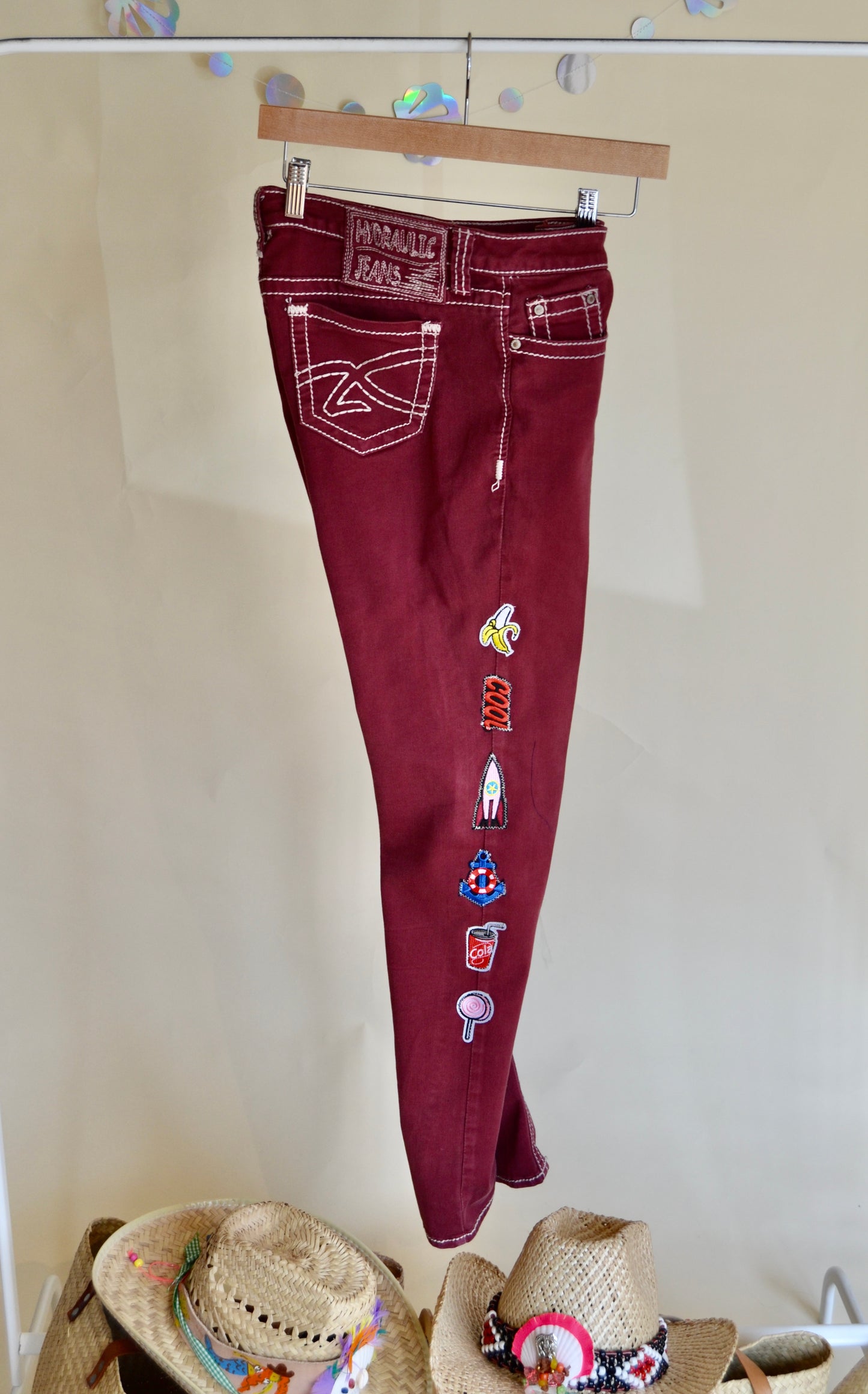 y2k Patched Pants