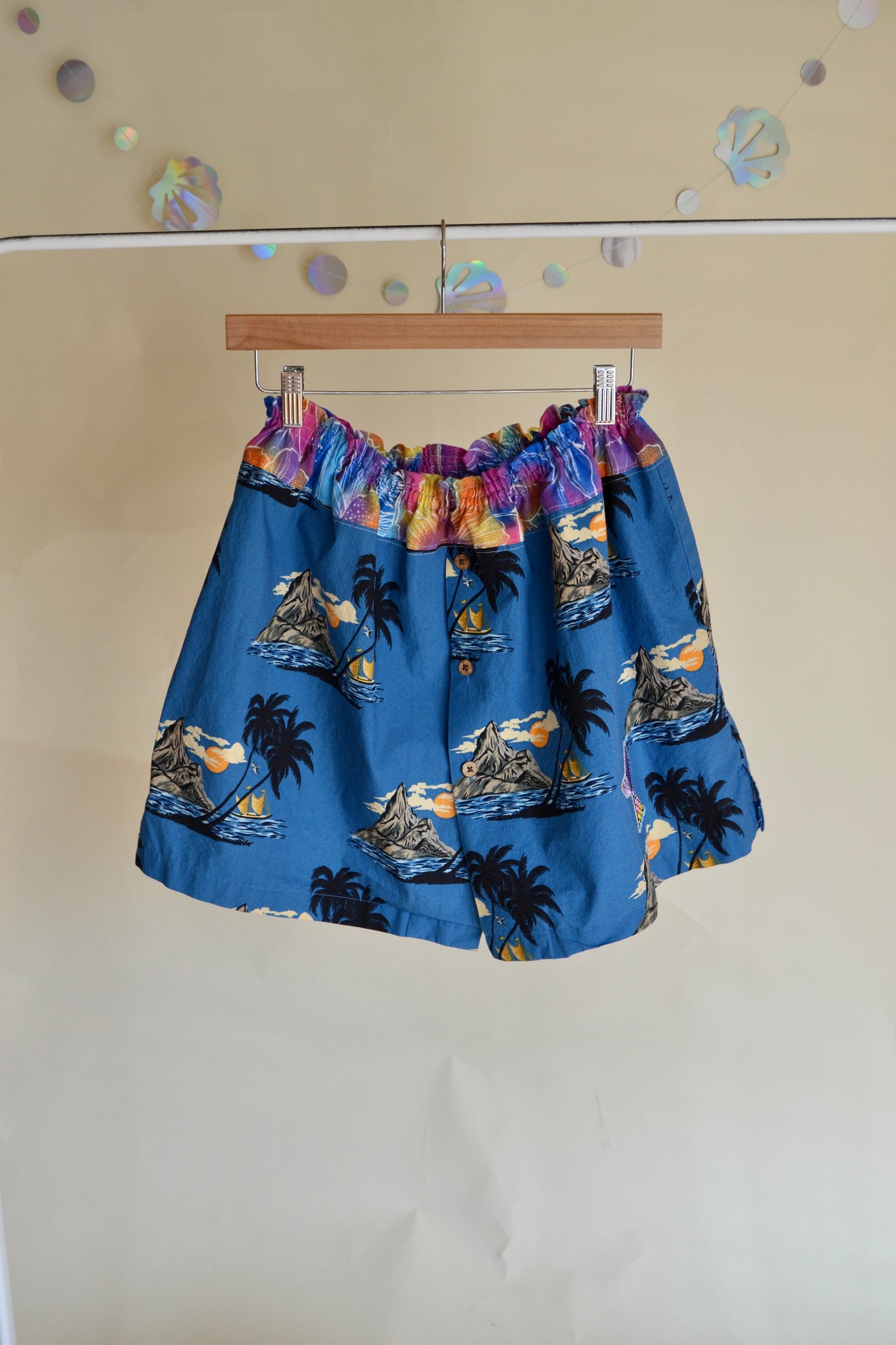 Vaca Print Mini Skirt