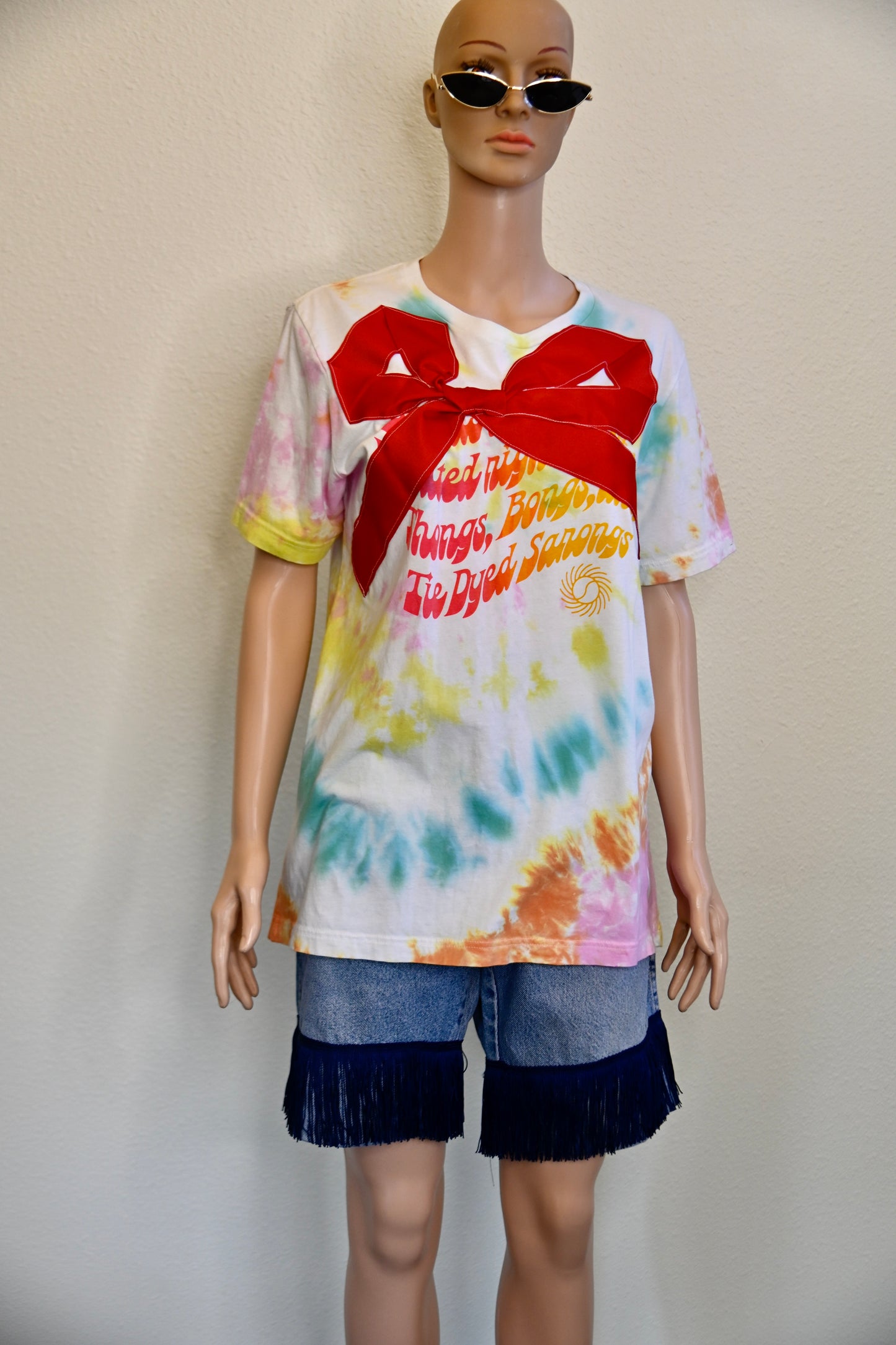 Tie Dye Bow Tee