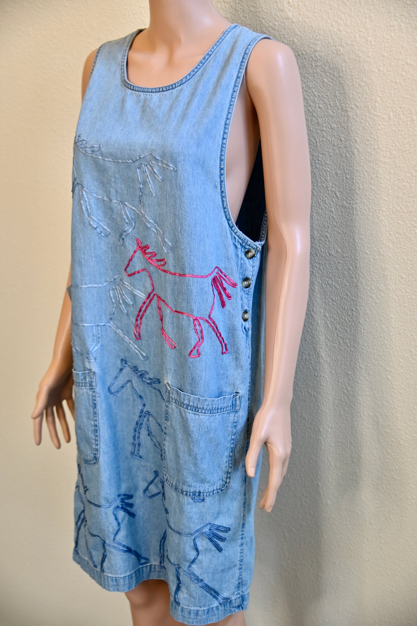 Horse Denim Dress