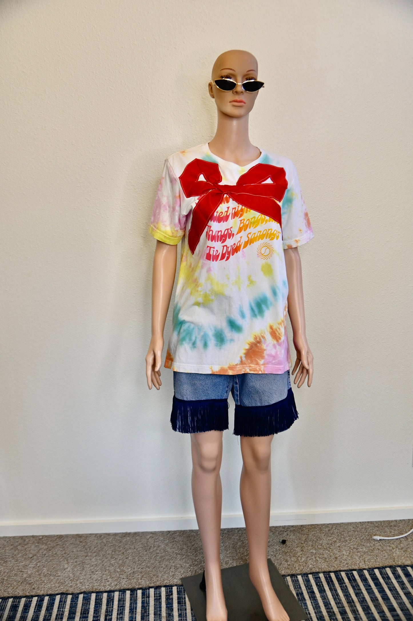 Tie Dye Bow Tee