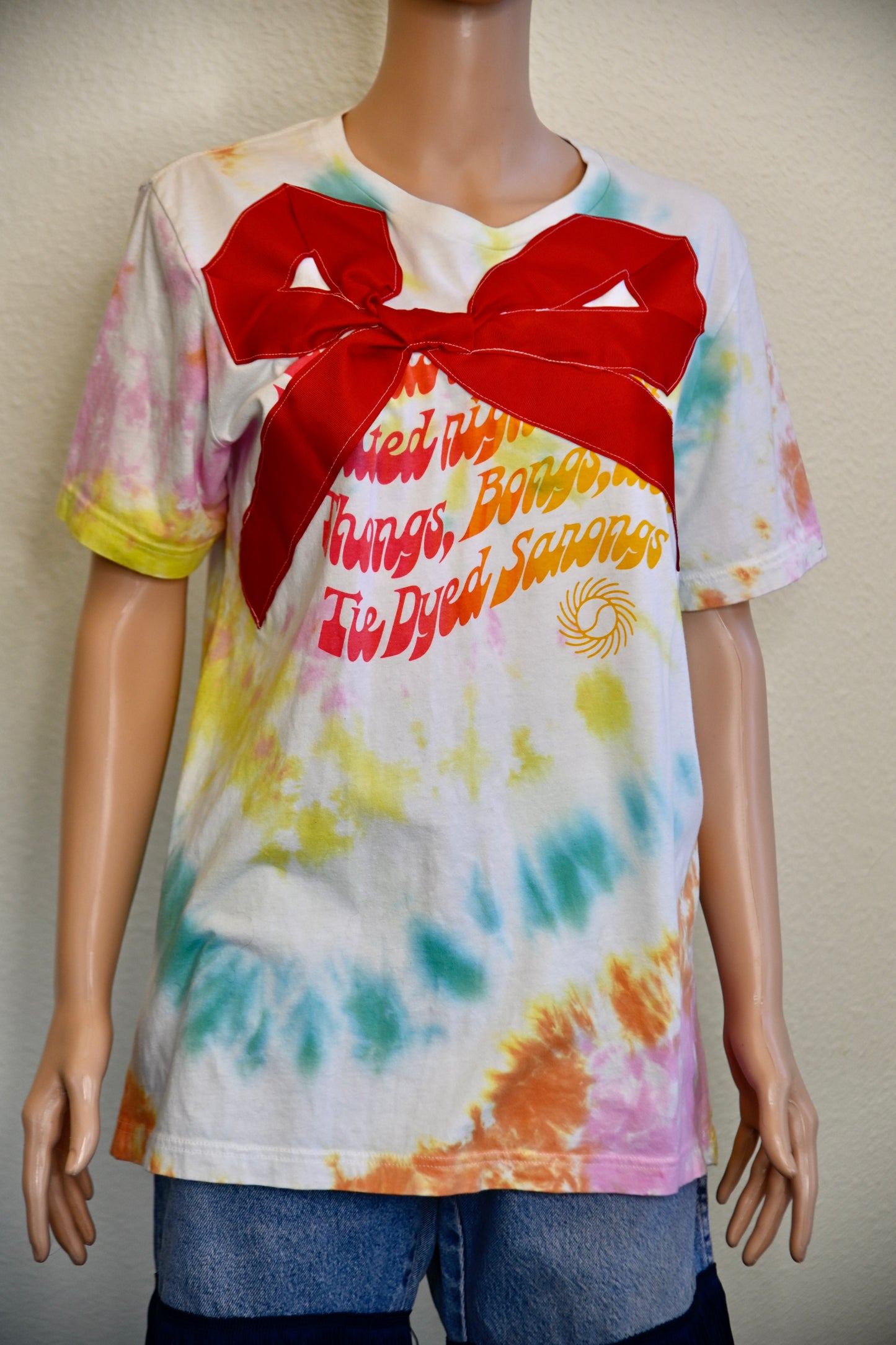 Tie Dye Bow Tee