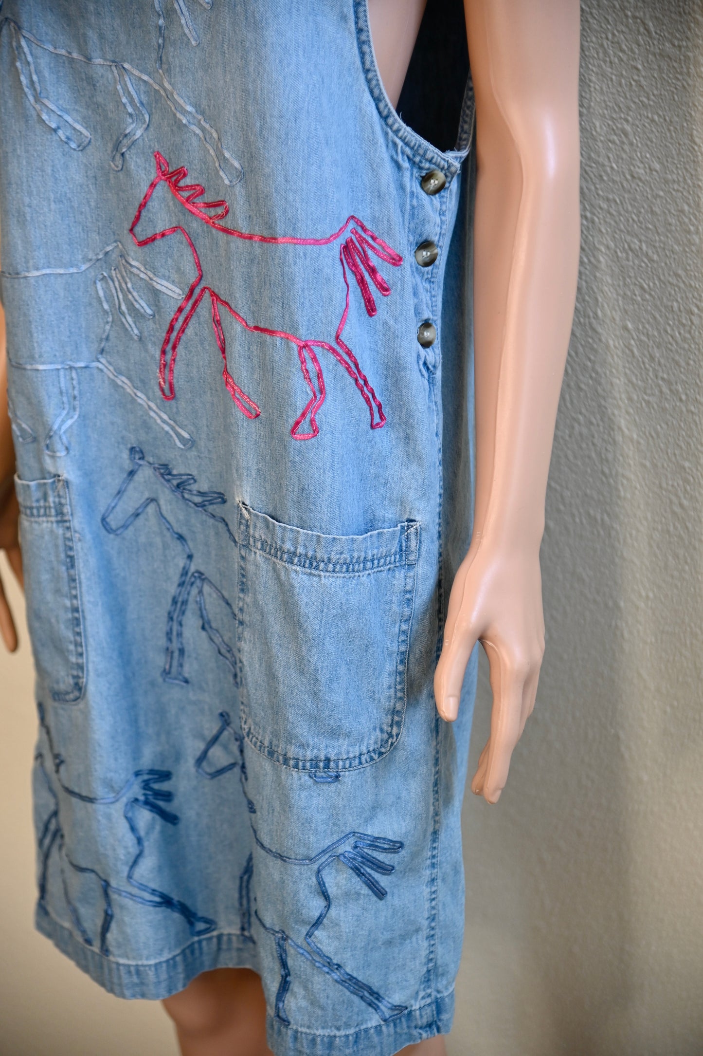Horse Denim Dress