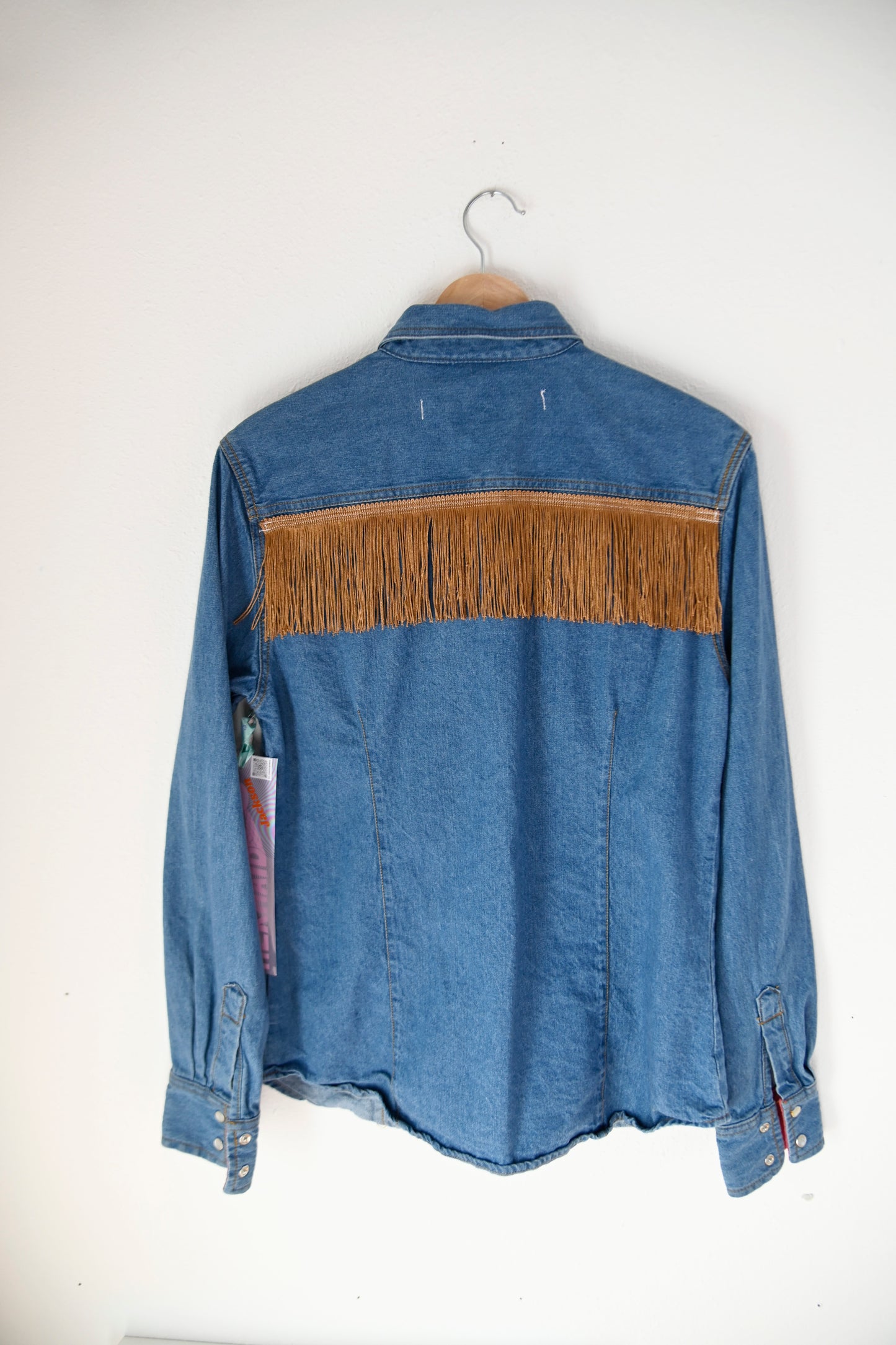 Denim Fringe Shirt