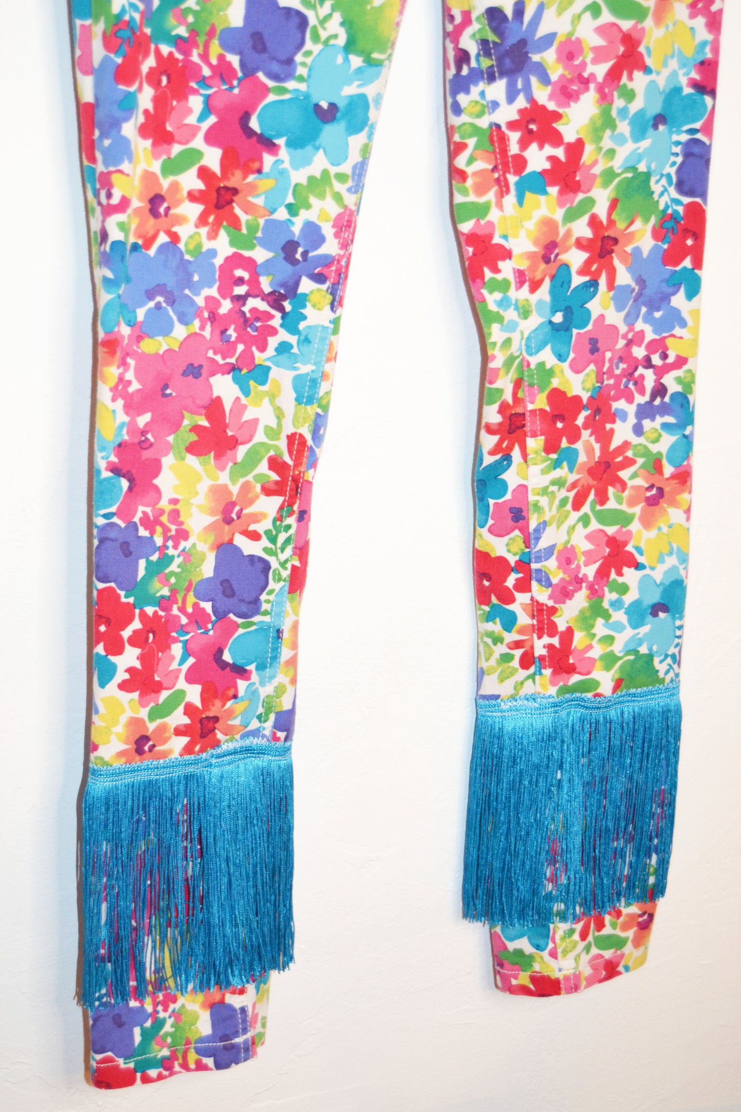 Flower Fringe Pants