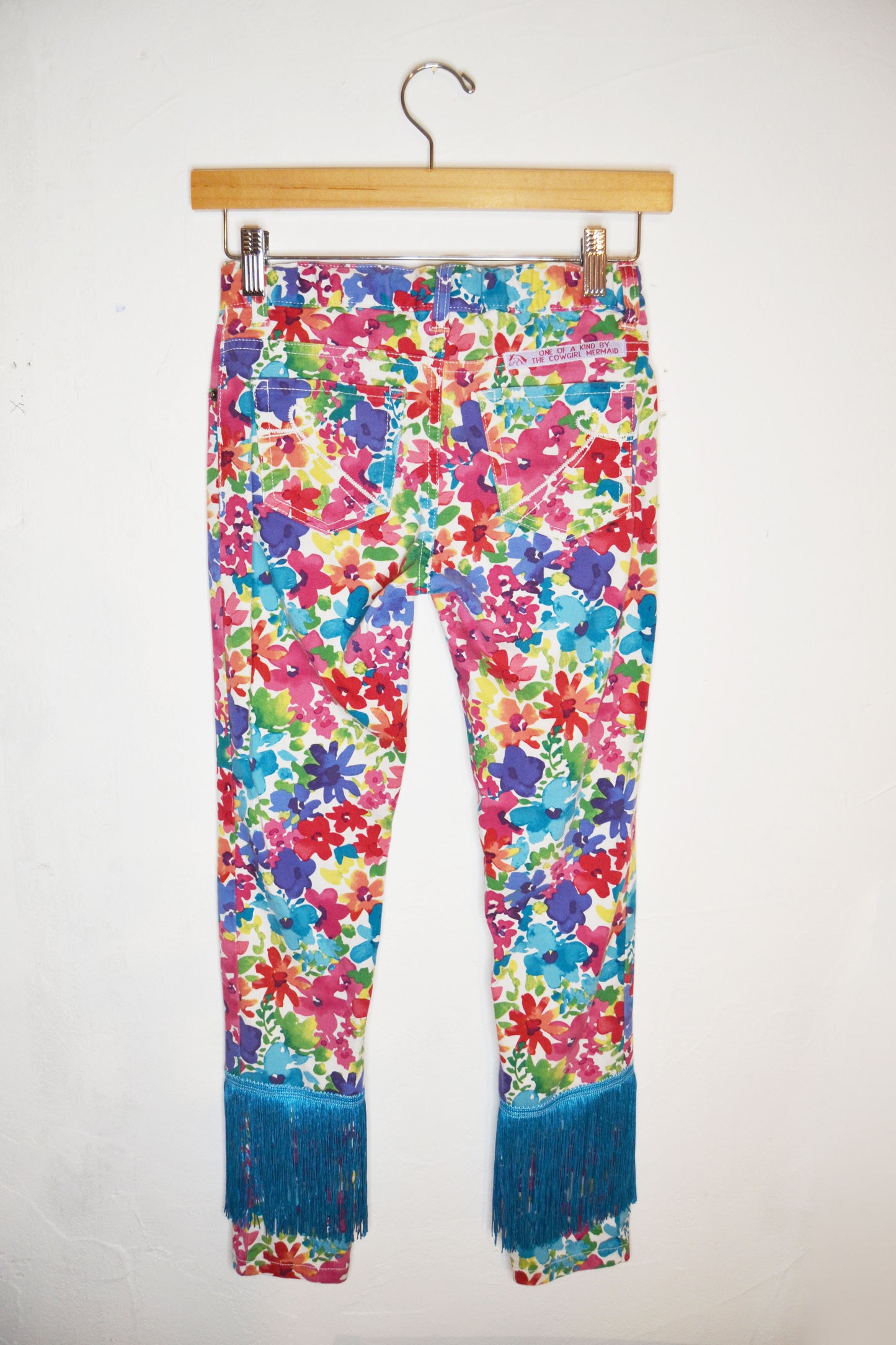 Flower Fringe Pants