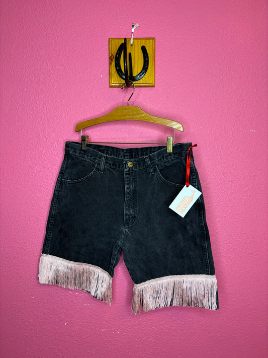 Black Pink Fringe