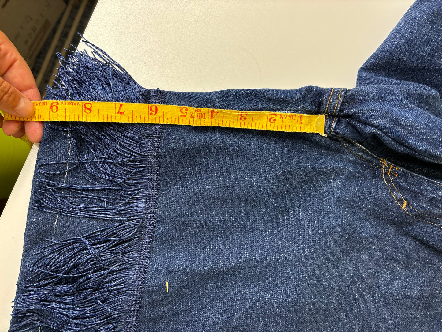 Indigo Navy Fringe