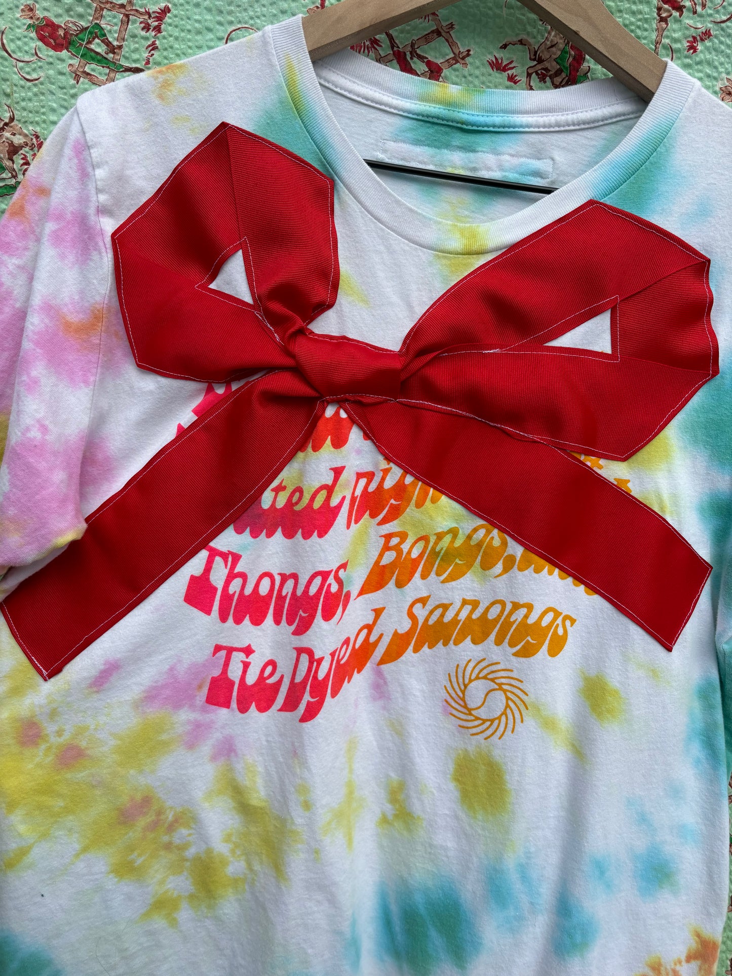 Tie Dye Bow Tee