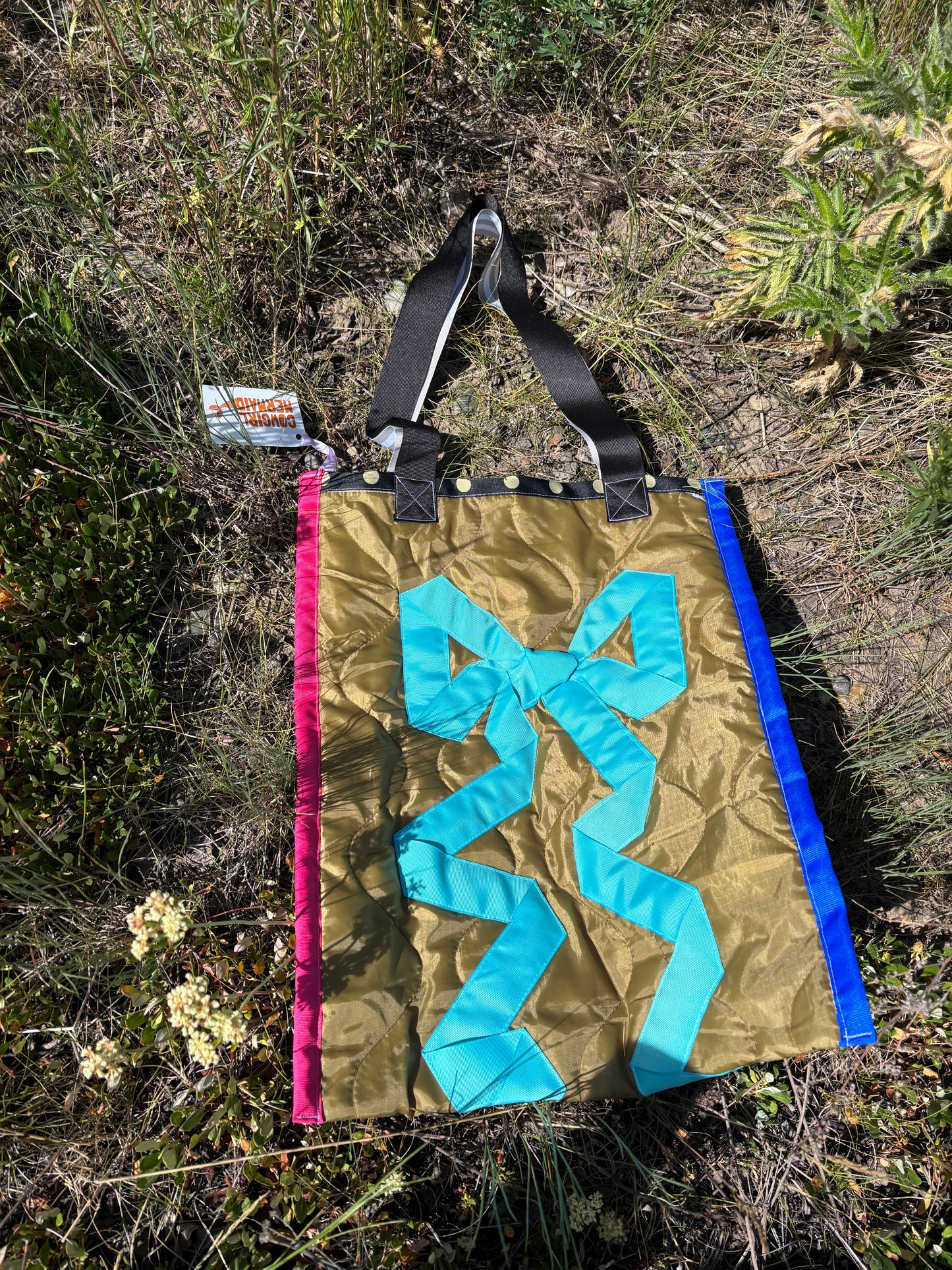 Bow Army Blanket Bag