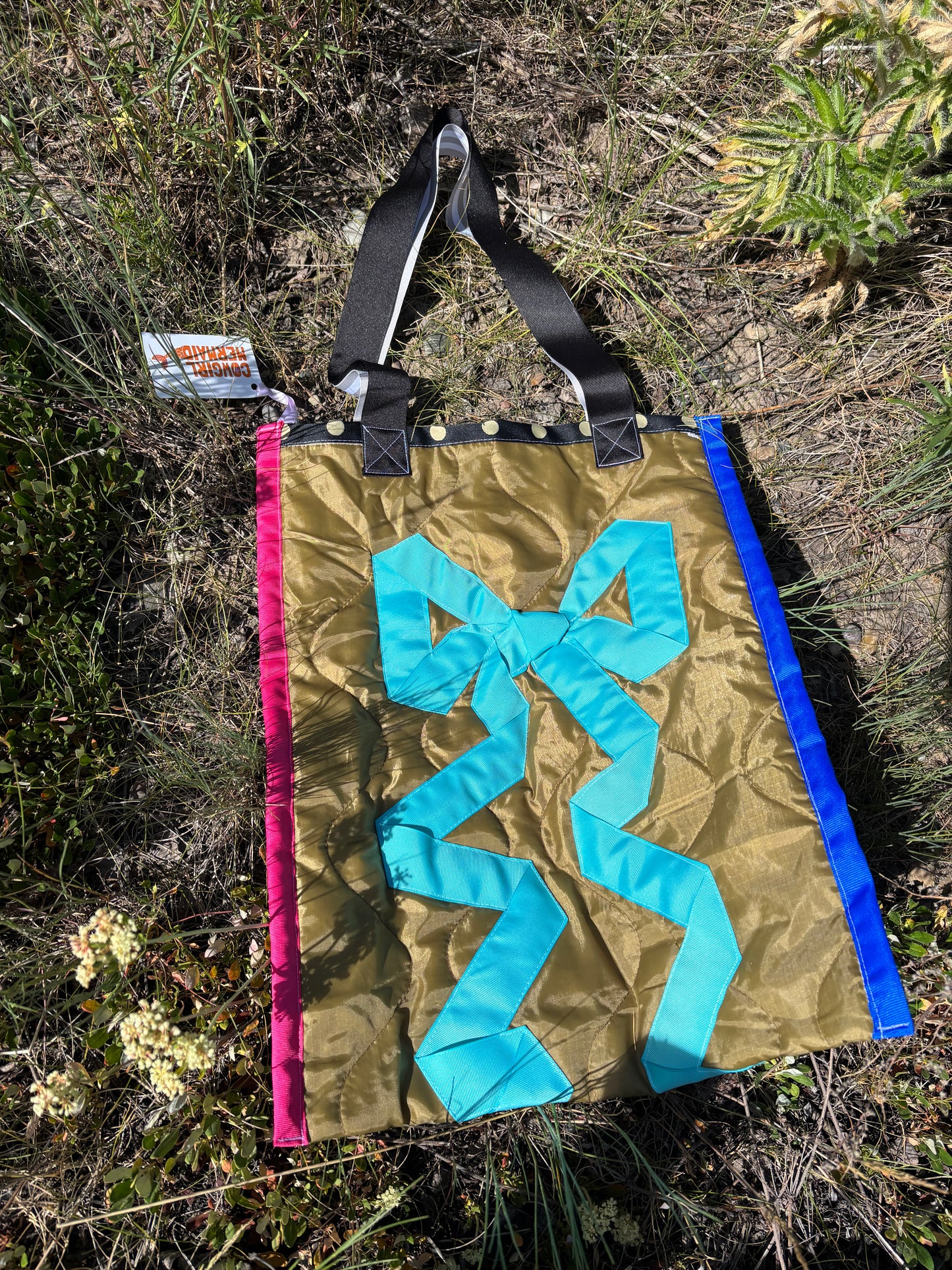Bow Army Blanket Bag