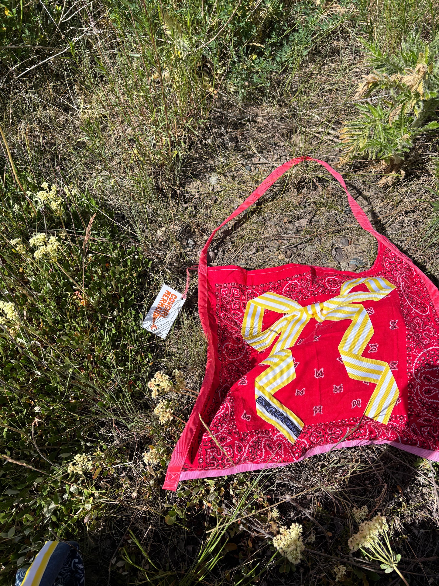 Bow Bandana Bag Red