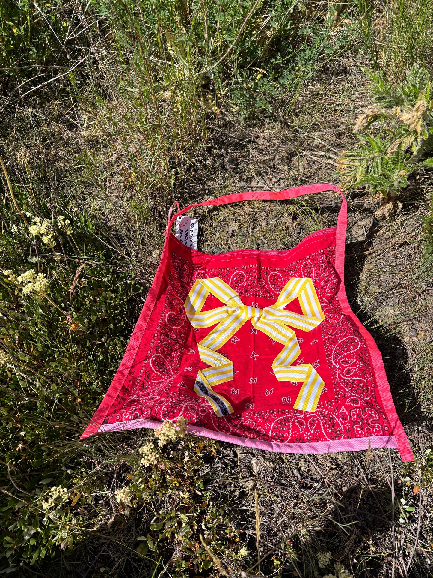 Bow Bandana Bag Red