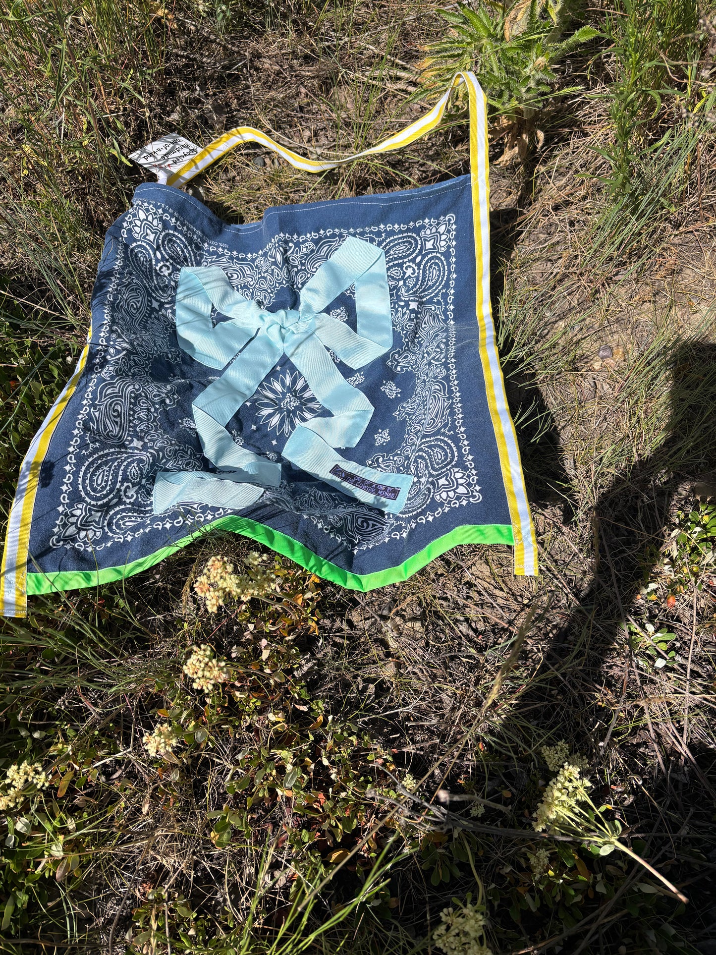 Bow Bandana Bag Blue