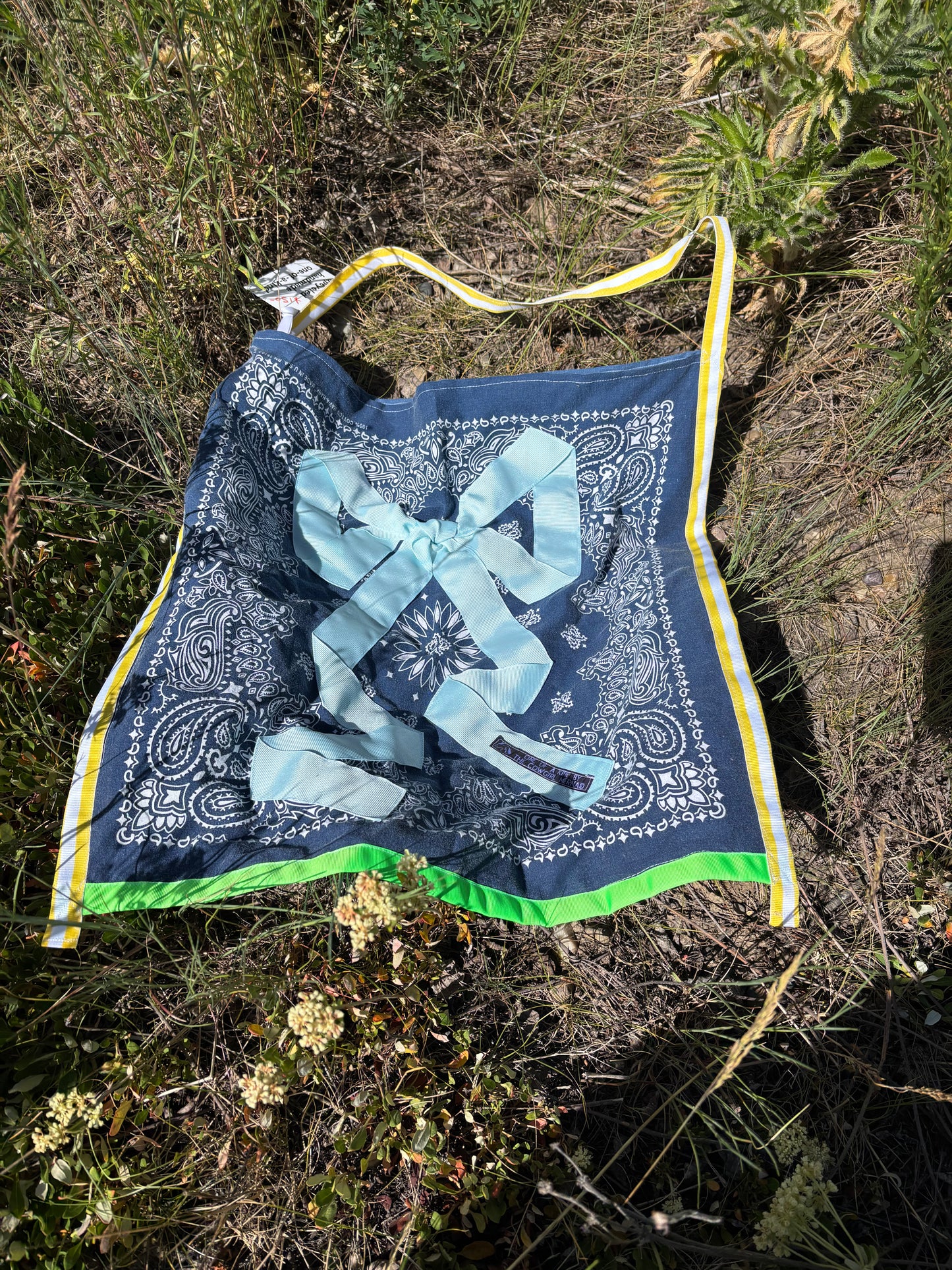 Bow Bandana Bag Blue