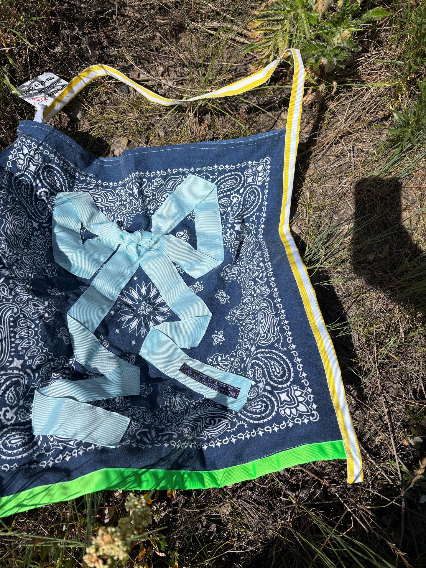 Bow Bandana Bag Blue