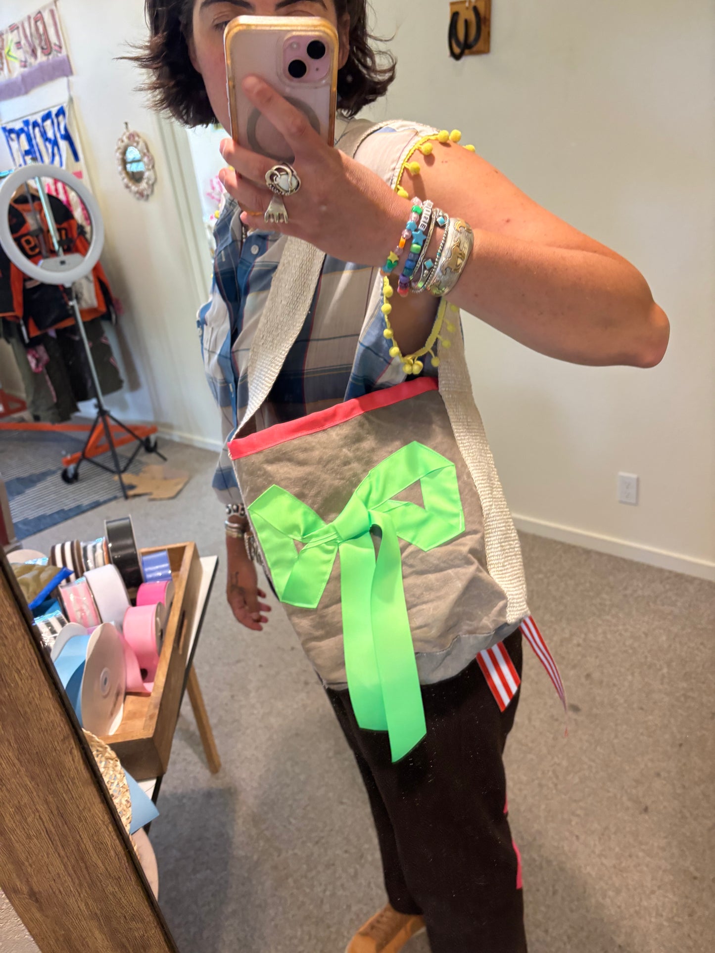 Bow Bucket Bag