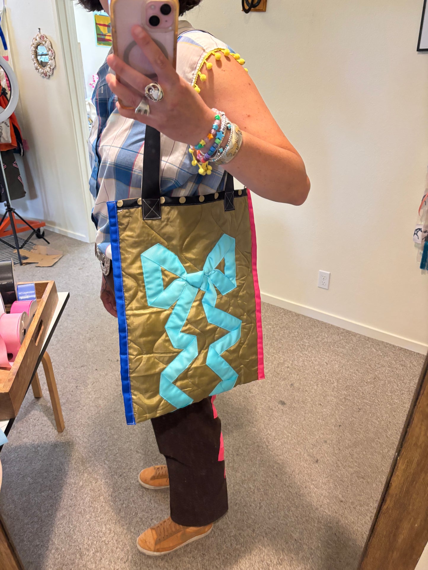 Bow Army Blanket Bag