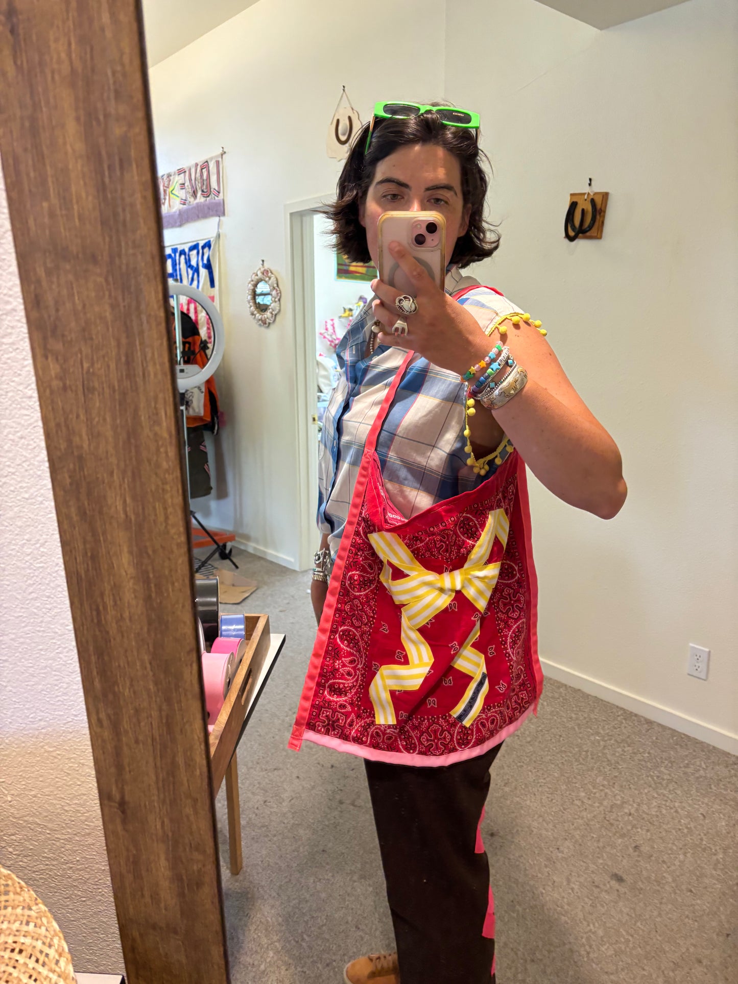 Bow Bandana Bag Red