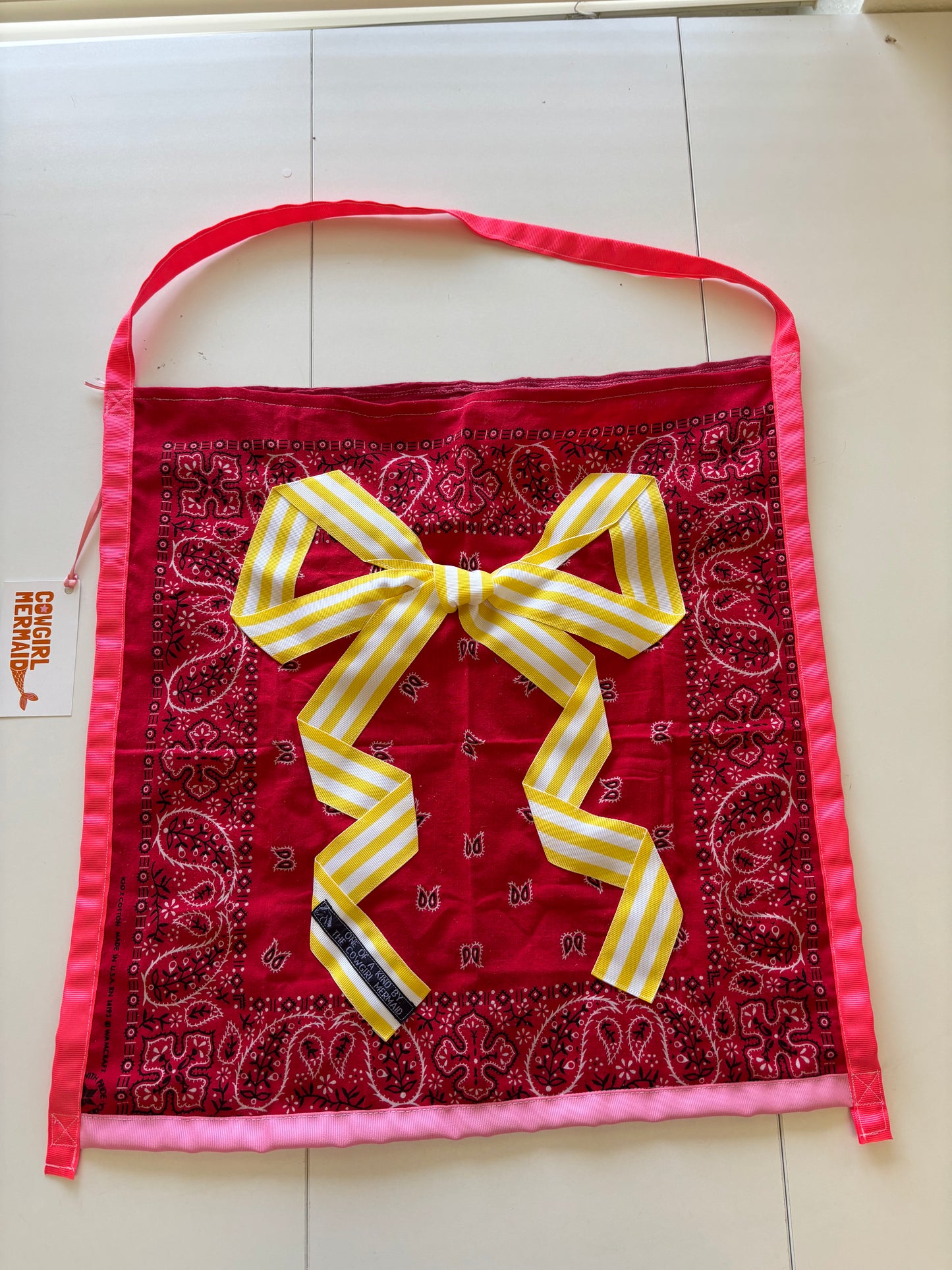 Bow Bandana Bag Red