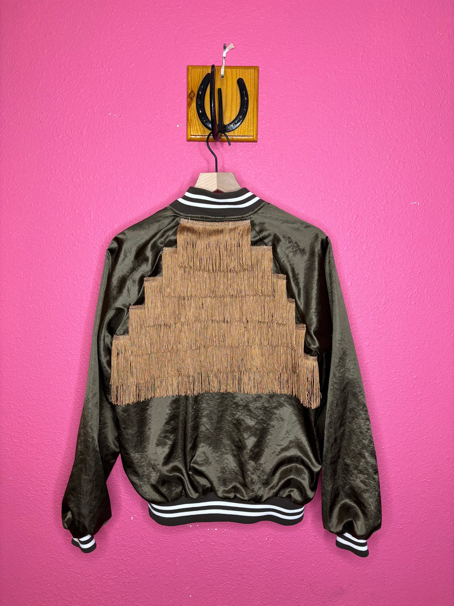 Fringe Bomber Jacket