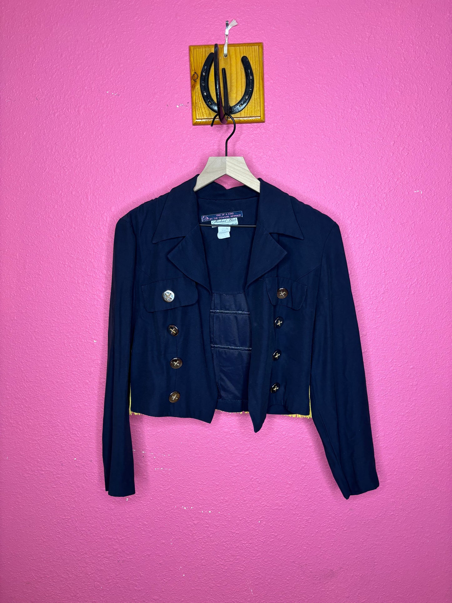 Fringe Cropped Blazer