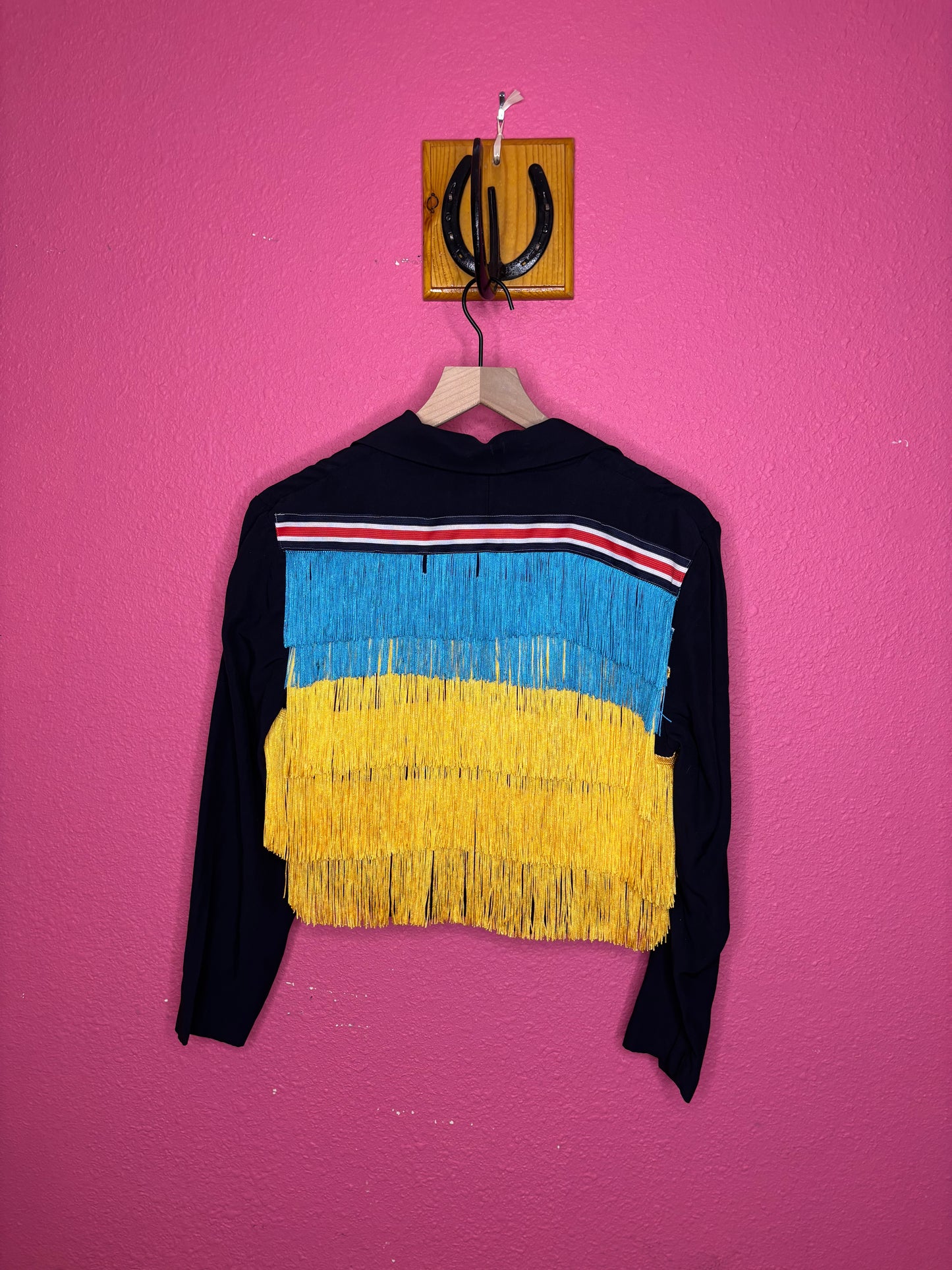 Fringe Cropped Blazer