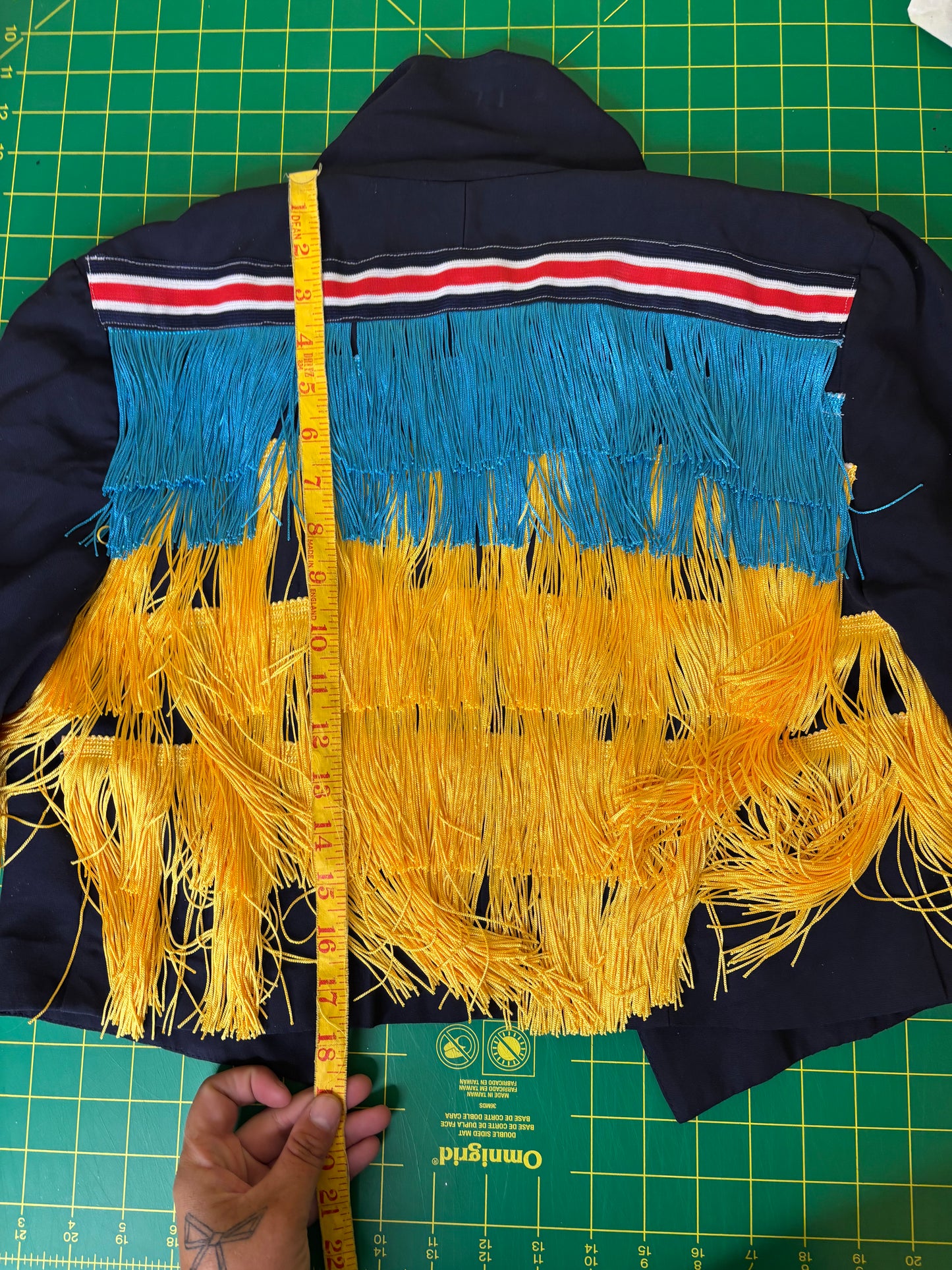 Fringe Cropped Blazer
