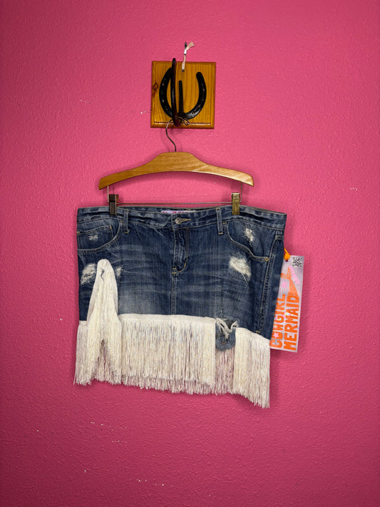 Mini Fringe Skirt