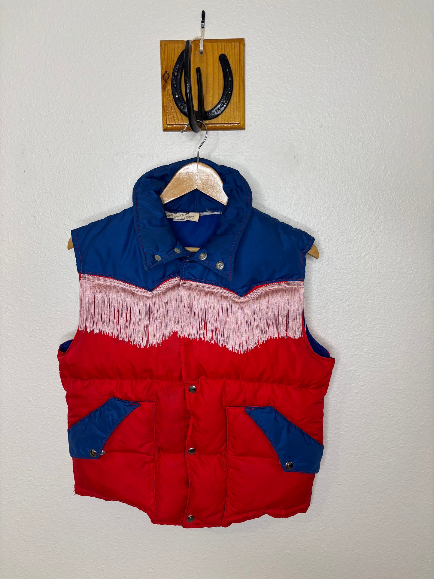Fringe Down Vest