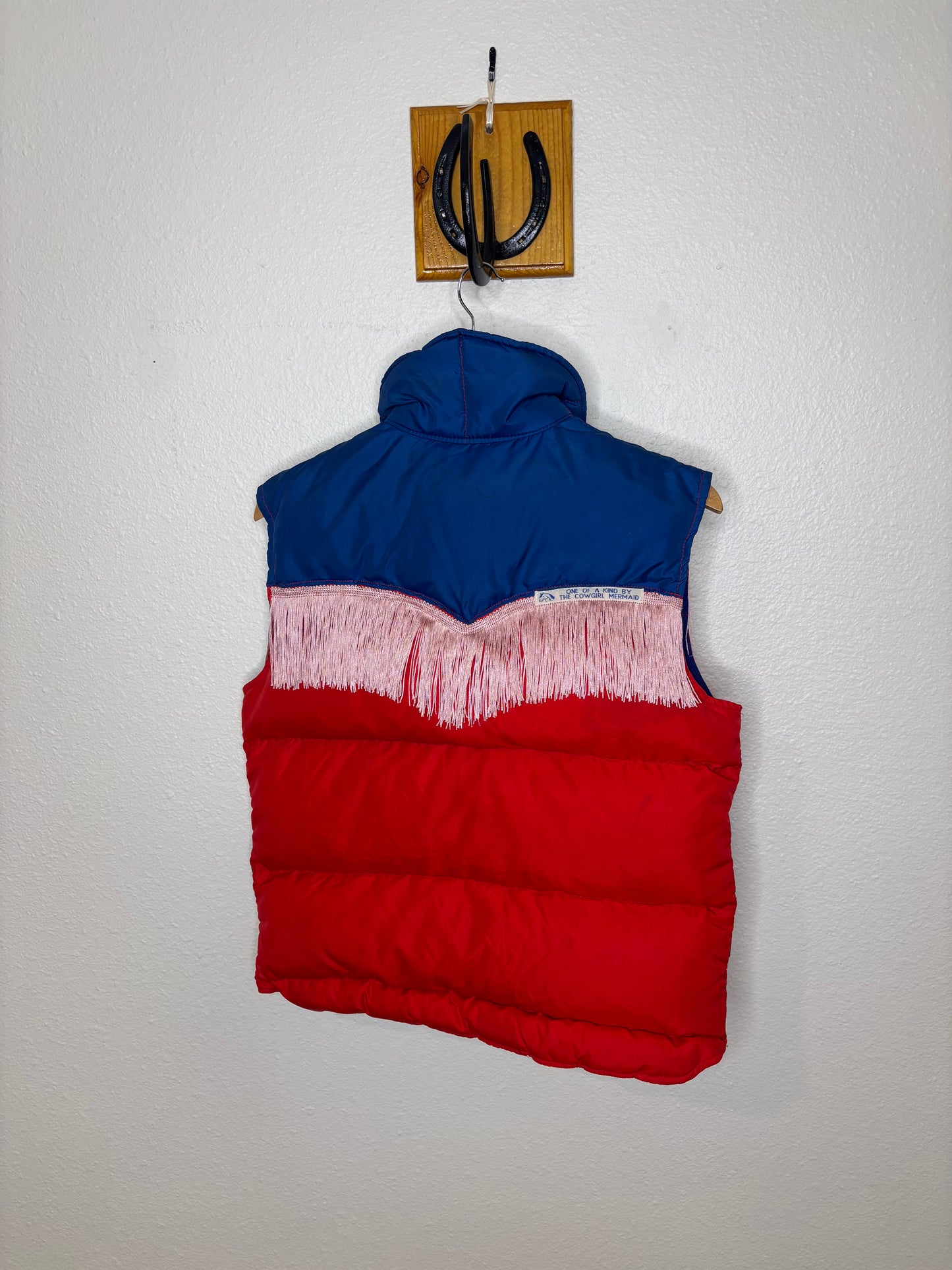 Fringe Down Vest