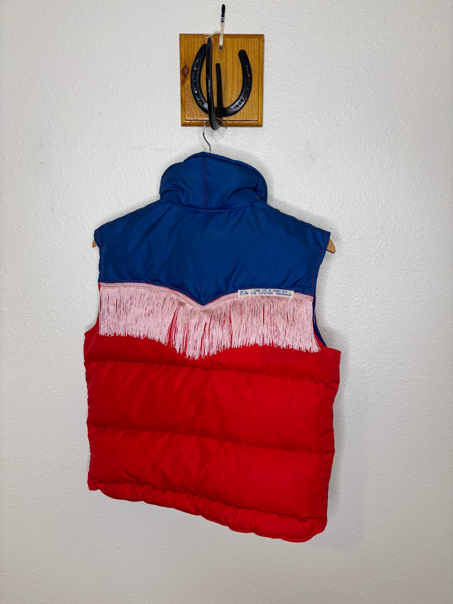 Fringe Down Vest
