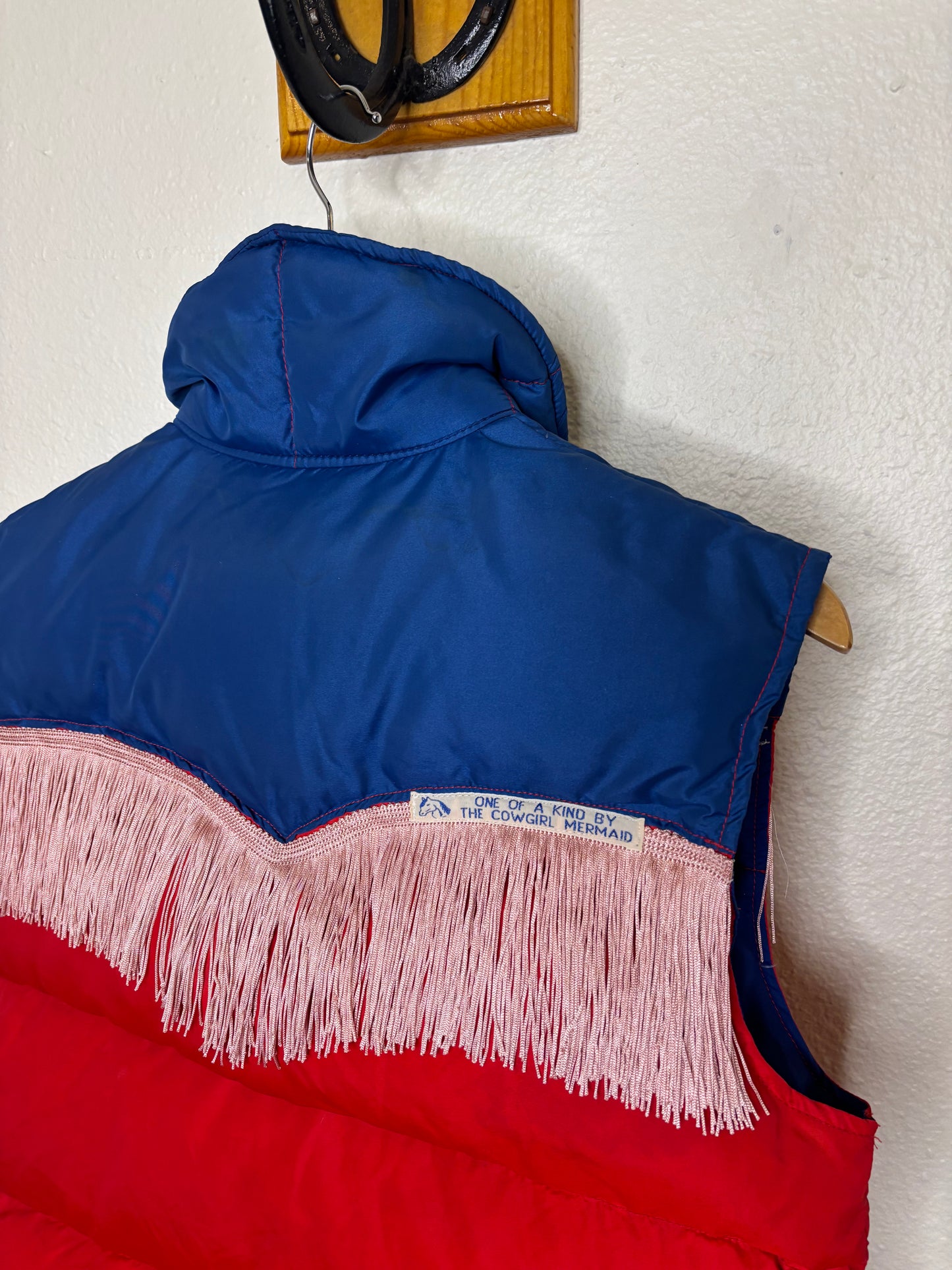 Fringe Down Vest