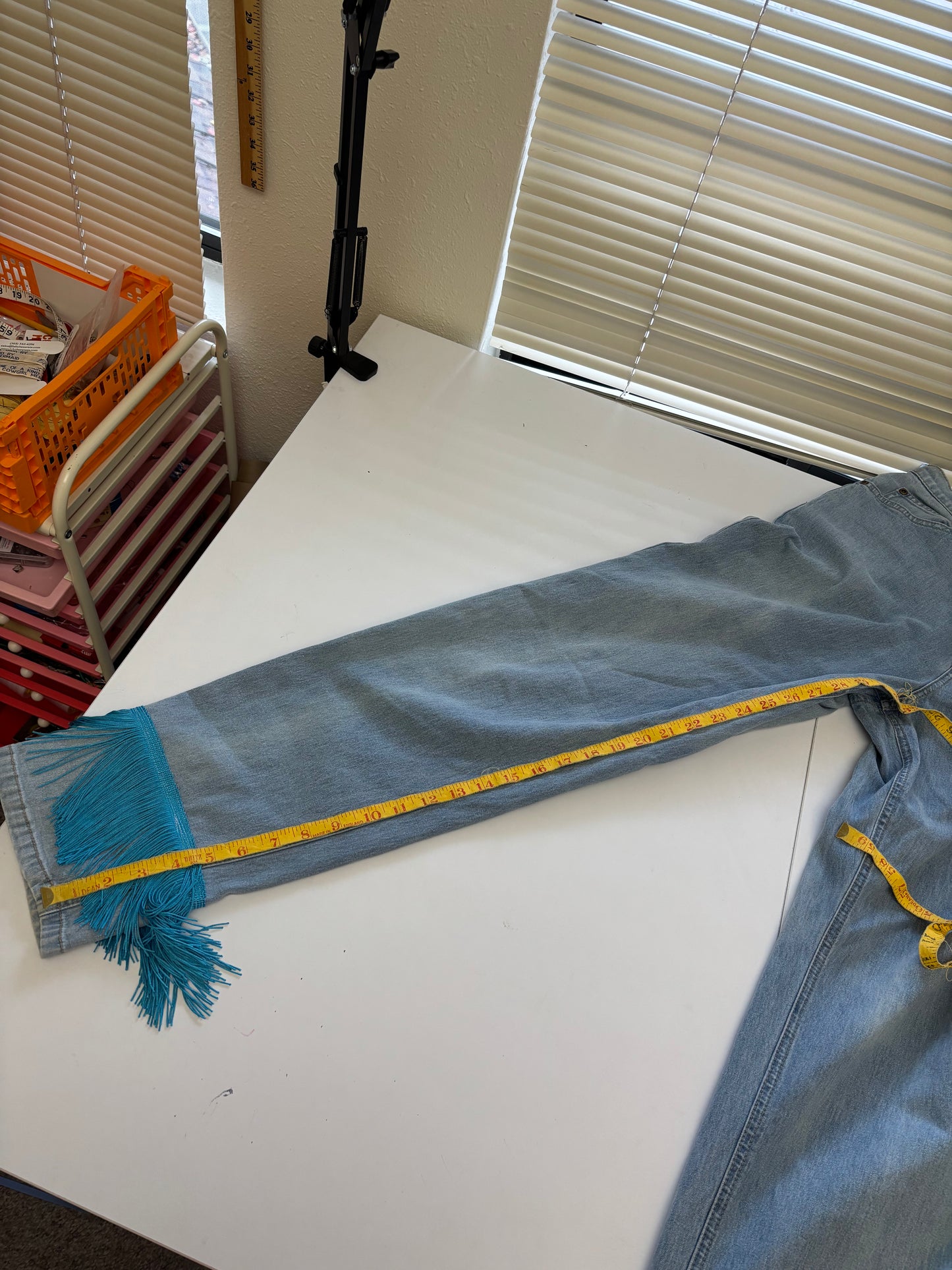Fringe Jeans Turq