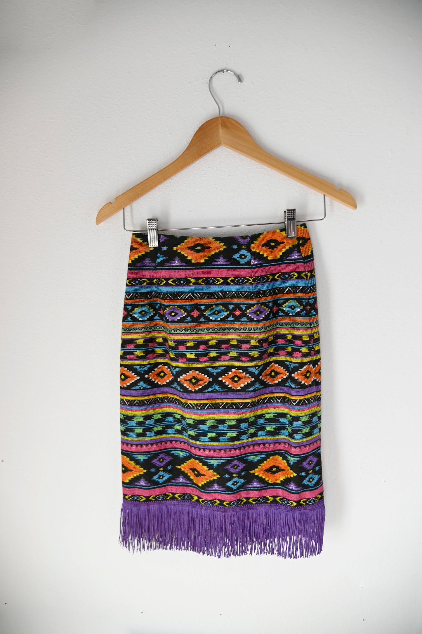 Wrap Fringe Skirt