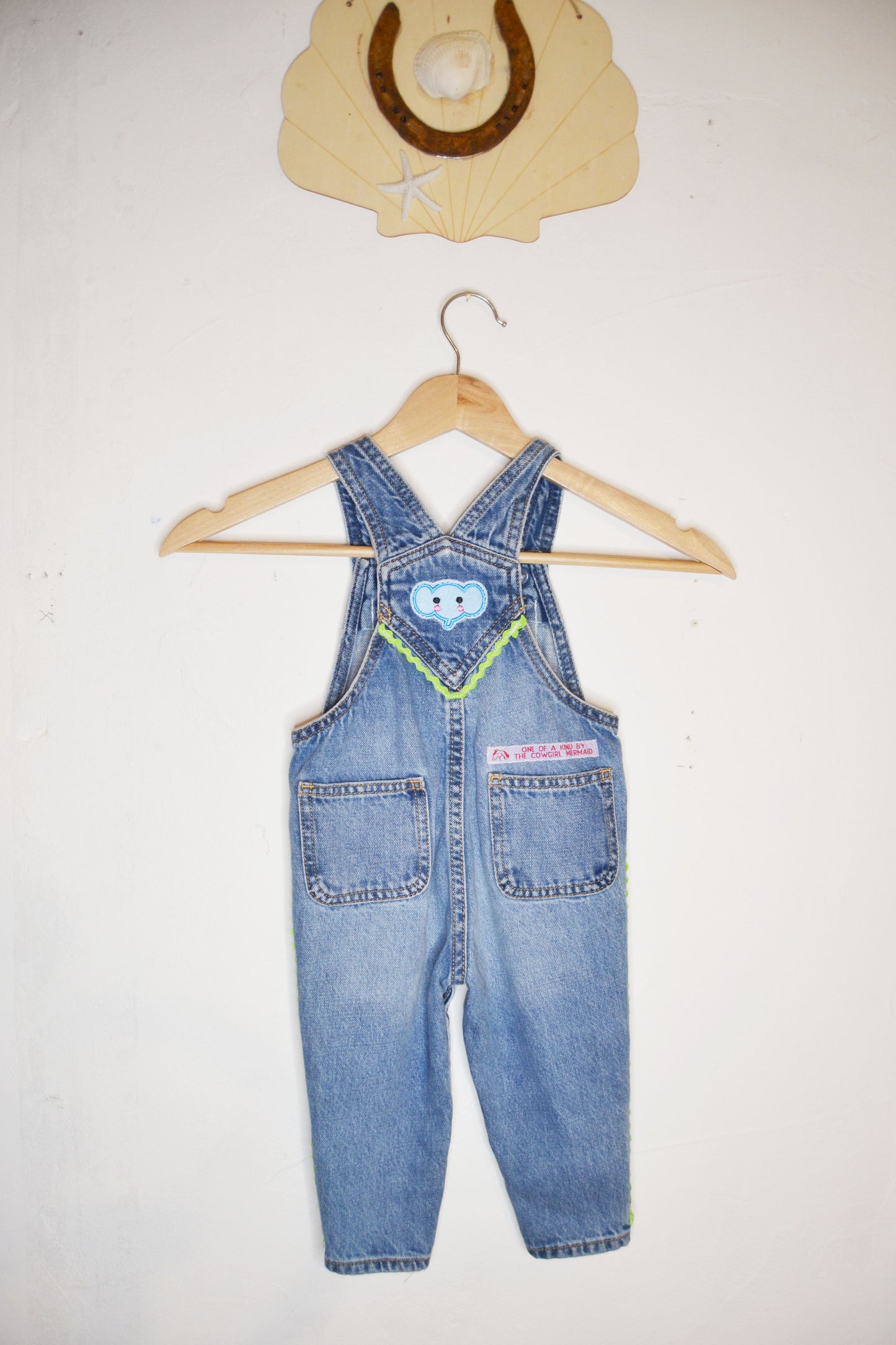 Animal Patched Overalls