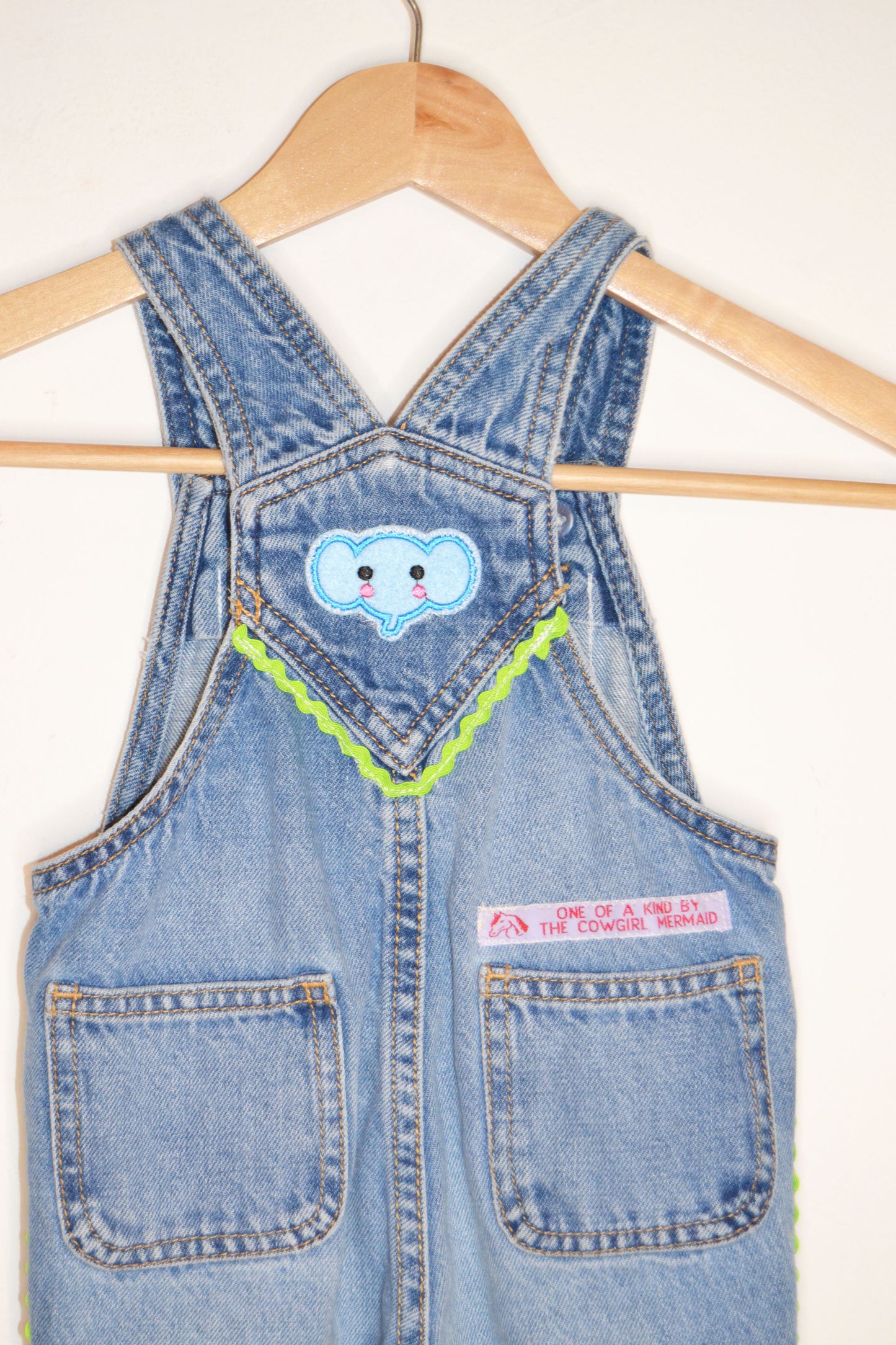 Animal Patched Overalls